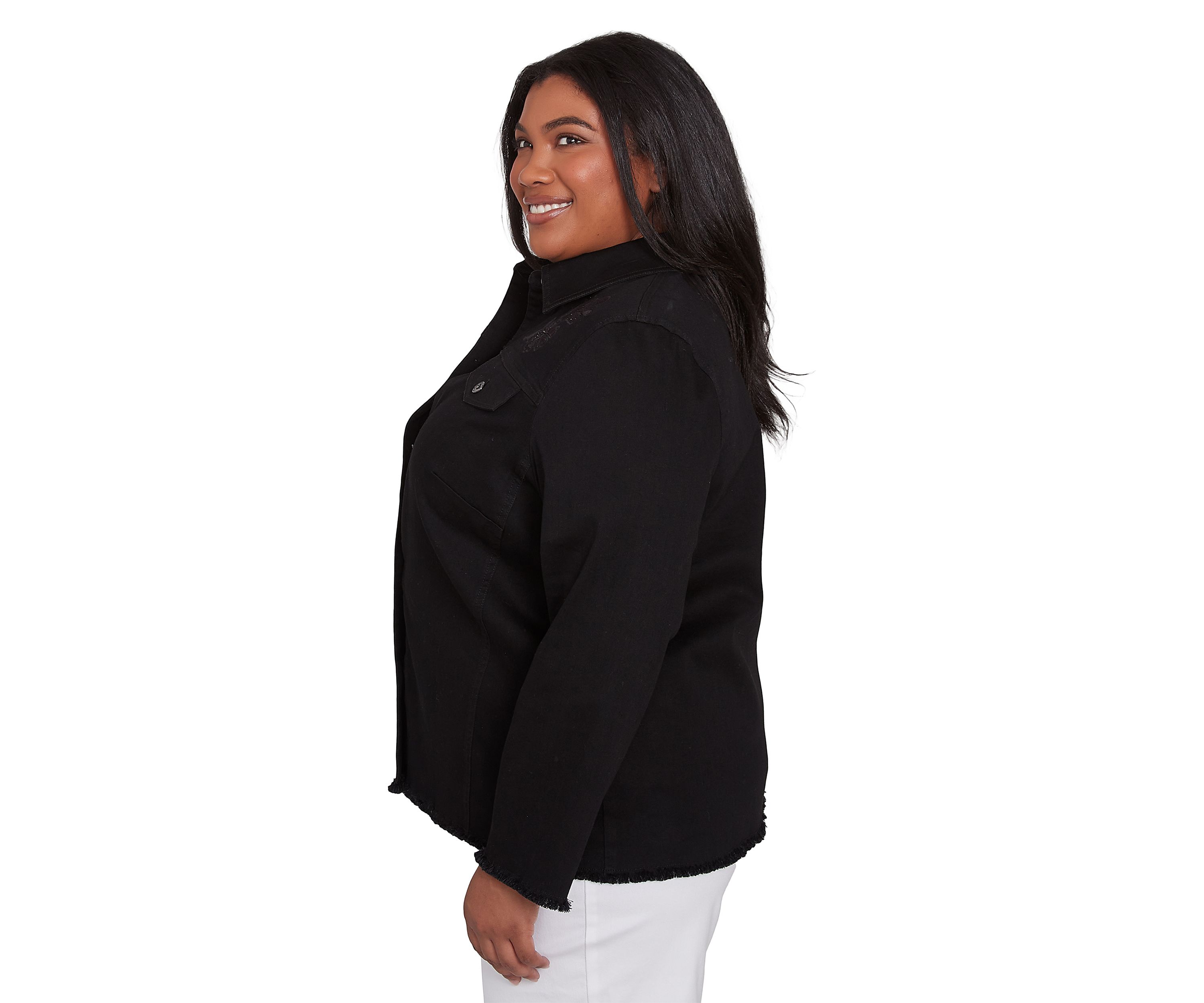 Plus Size Denim Jacket 