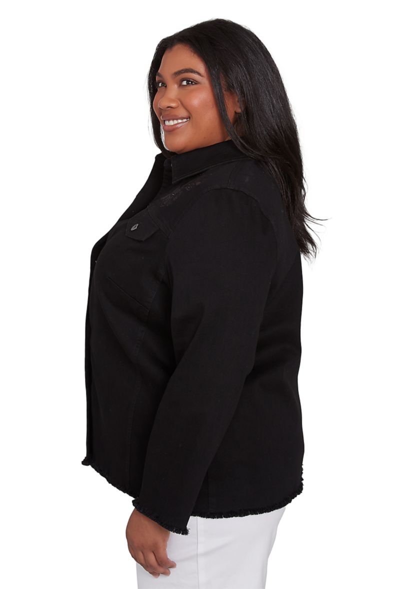 Plus Size Denim Jacket 