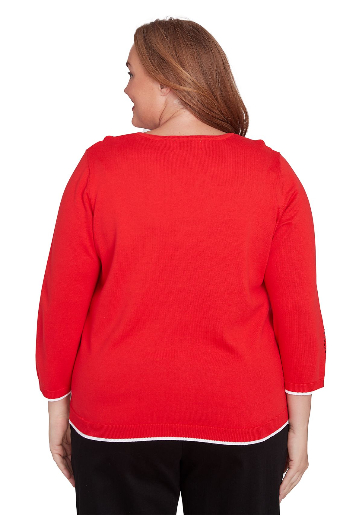 Plus Size Heart Sweater