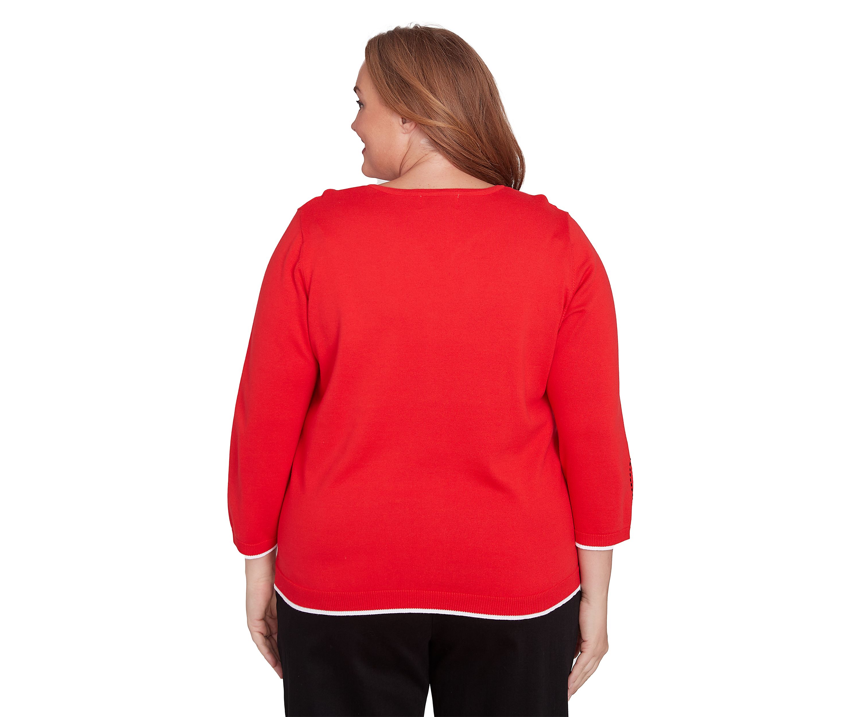 Plus Size Heart Sweater