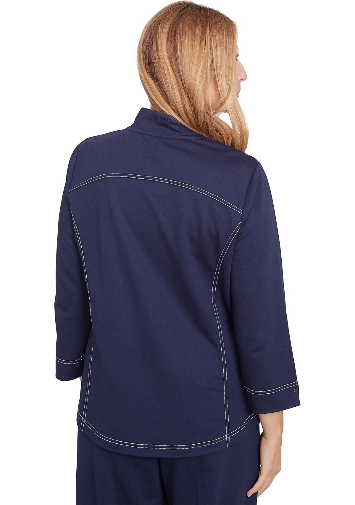 Womens Block Island Embroidered Daisy Jacket