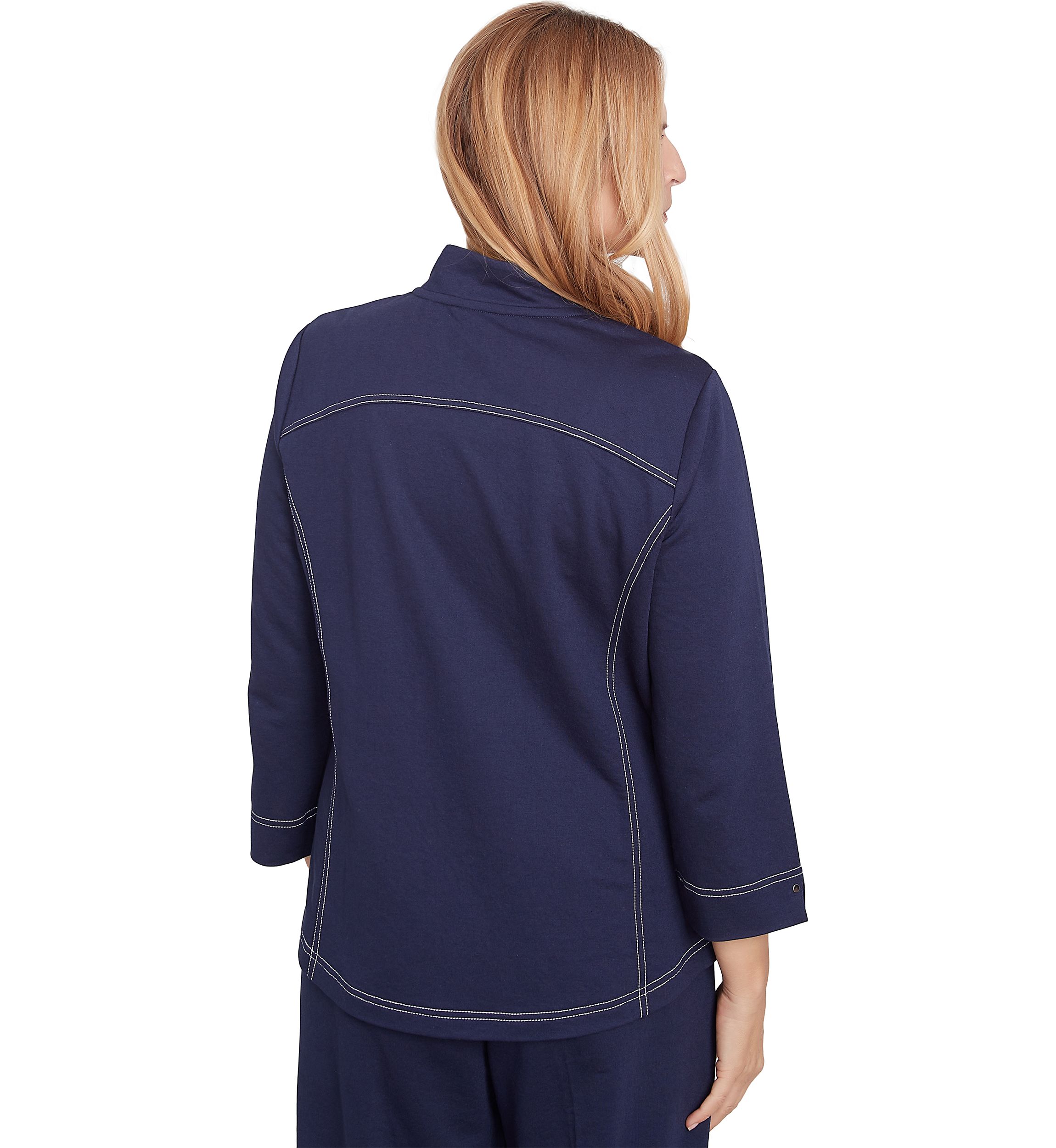 Womens Block Island Embroidered Daisy Jacket