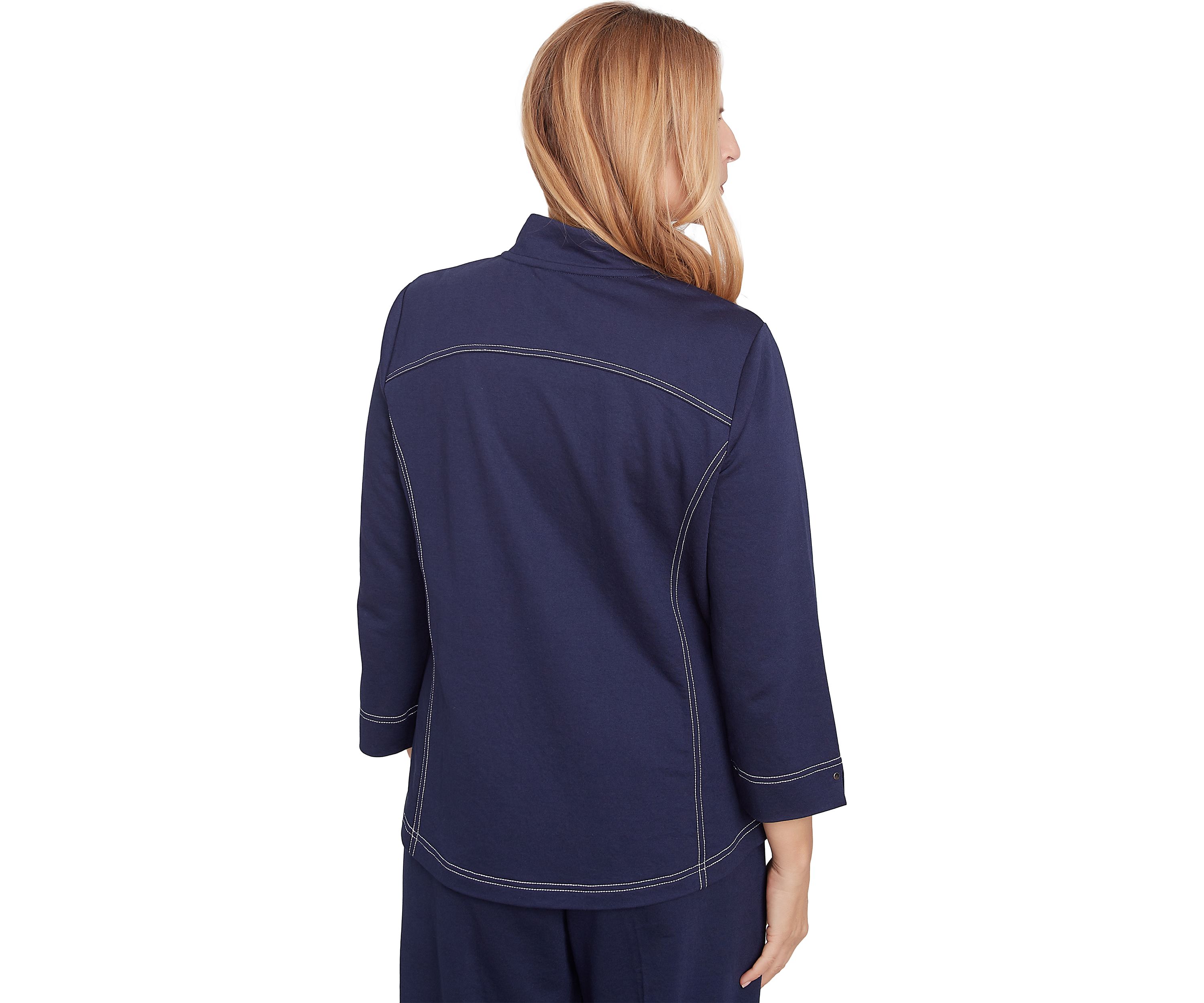 Womens Block Island Embroidered Daisy Jacket