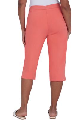 Alfred Dunner Womens Plus-Size Allure Clam Digger Capri