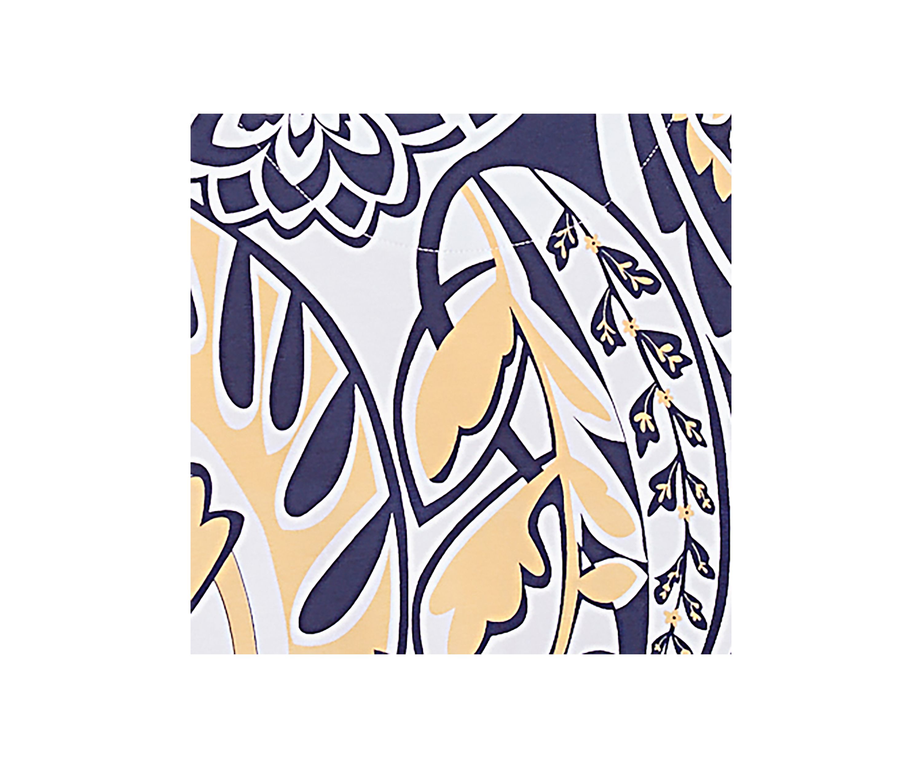 Plus Size Block Island Drama Paisley Top 