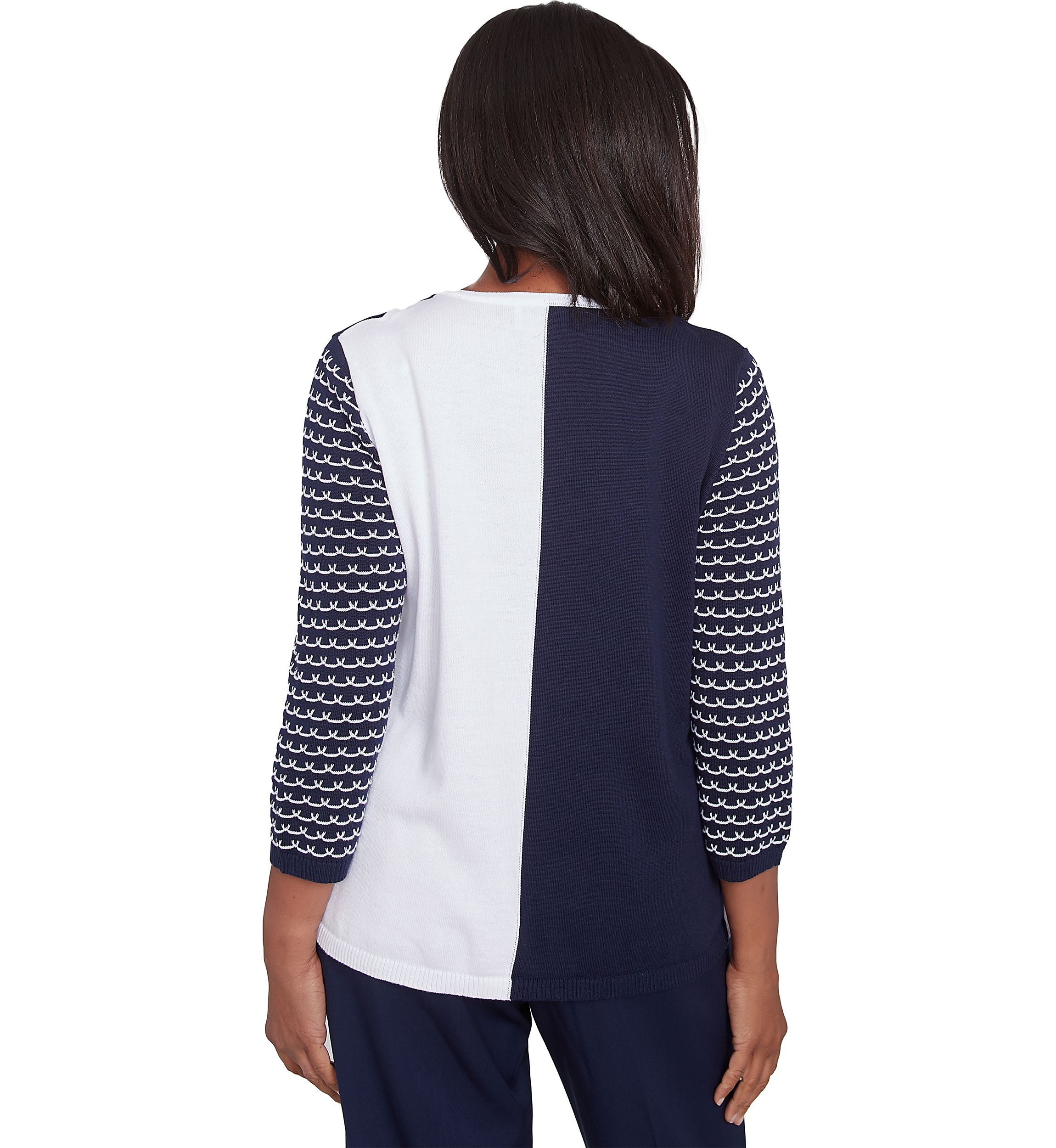 Petite Block Island Color Block Sweater