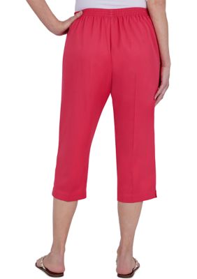 Petite Microfiber Capri Pants