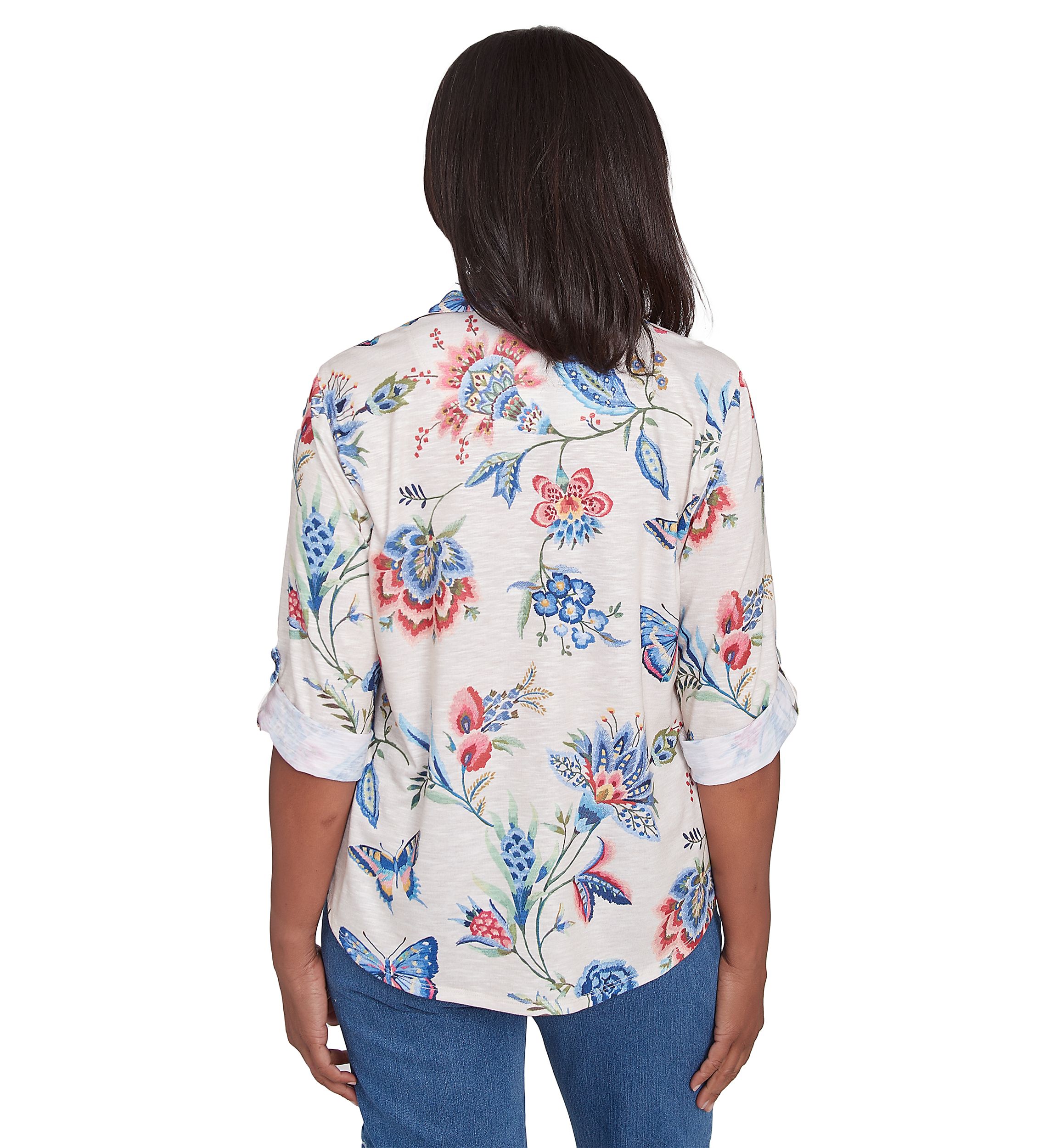 Womens Free Spirit Butterflies Shirt