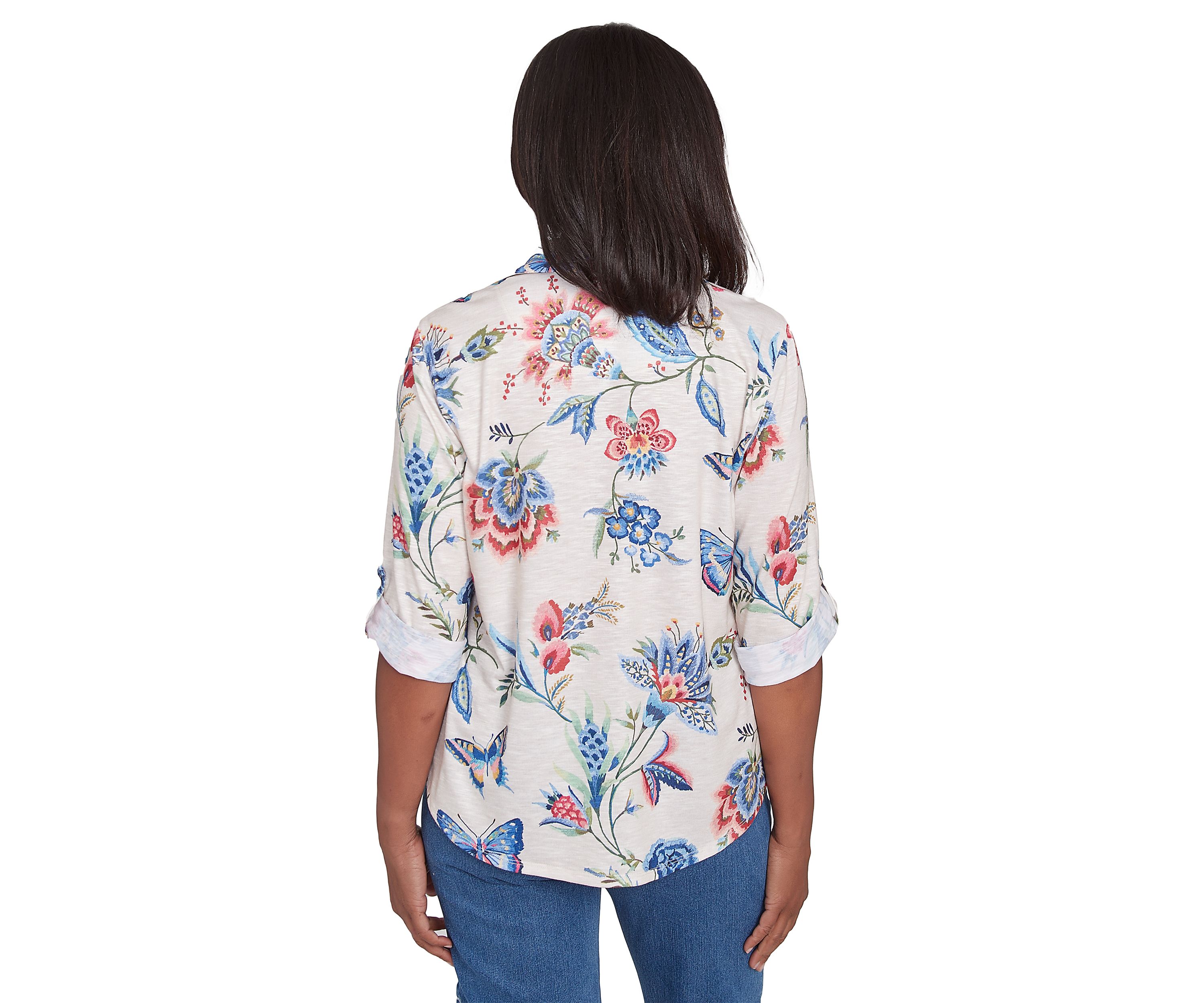 Womens Free Spirit Butterflies Shirt