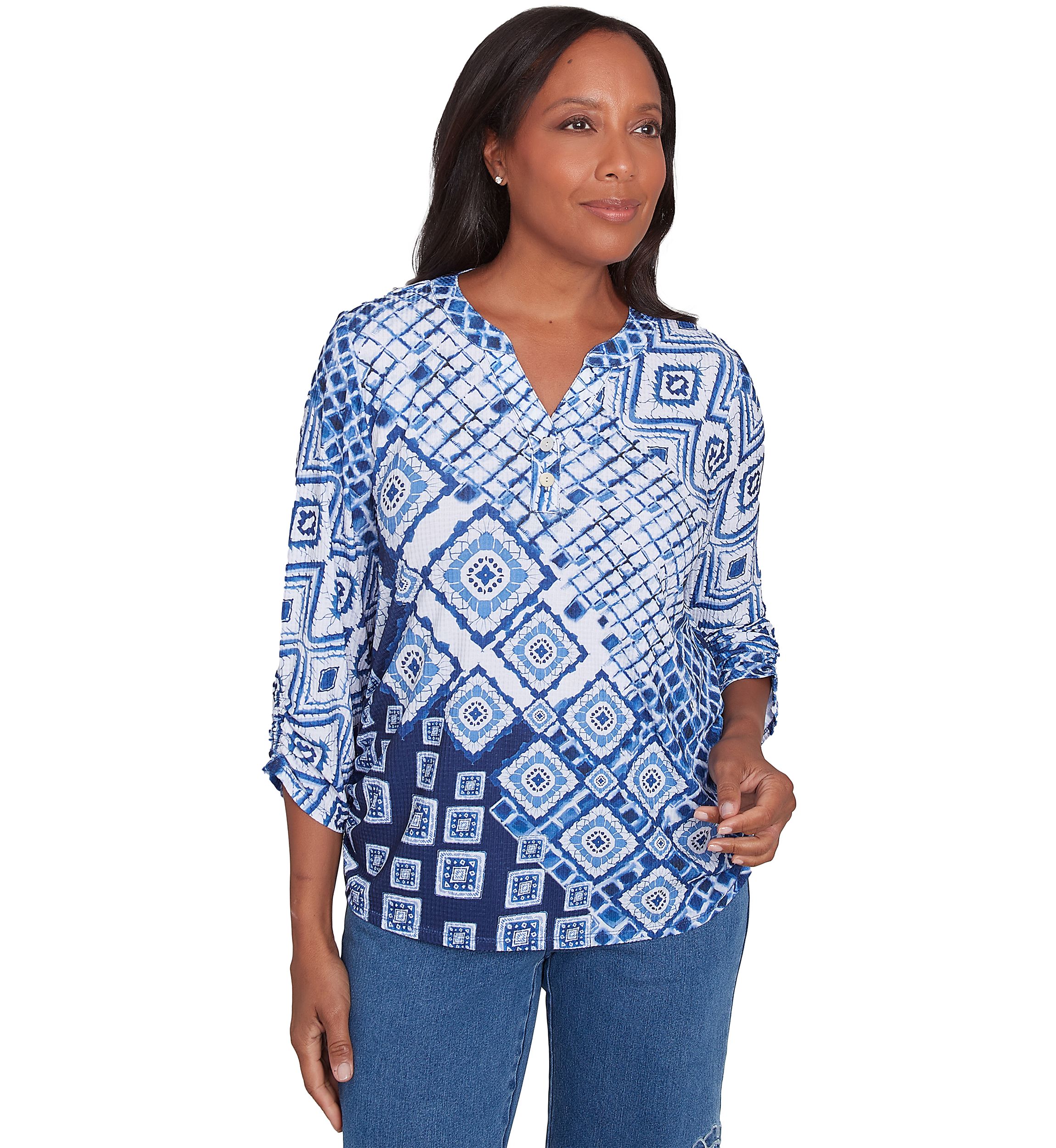 Petite Free Spirit Ikat Patch