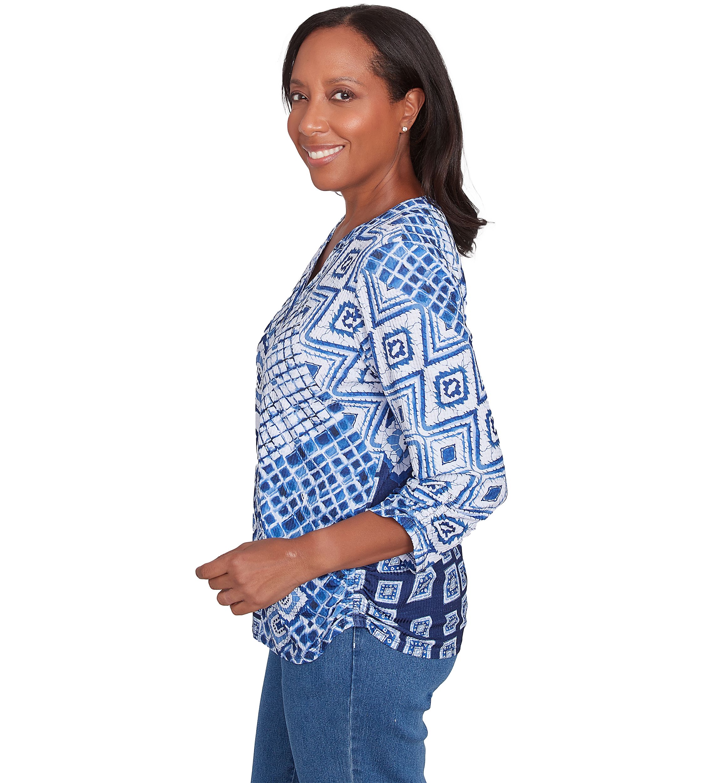 Petite Free Spirit Ikat Patch