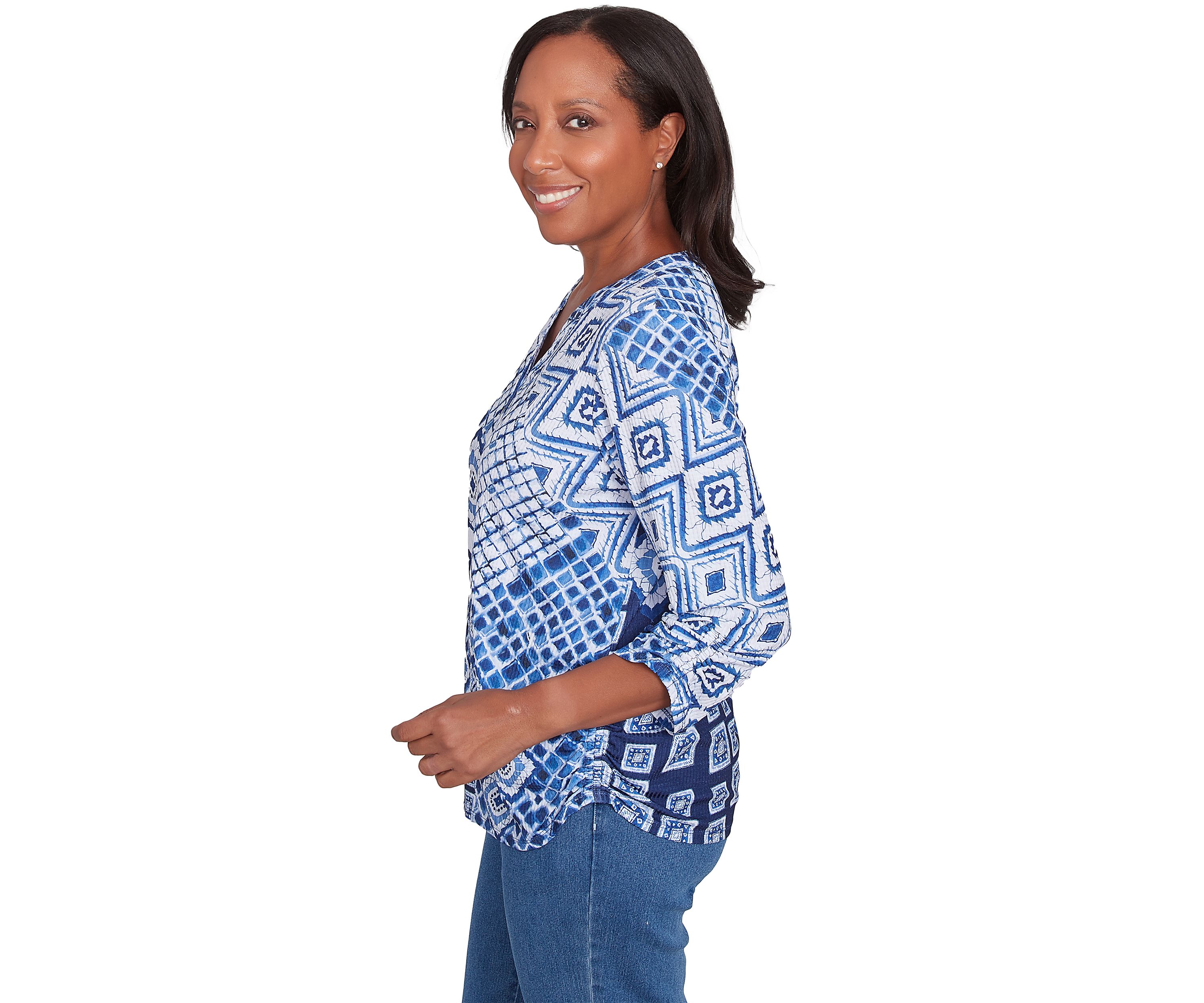 Petite Free Spirit Ikat Patch