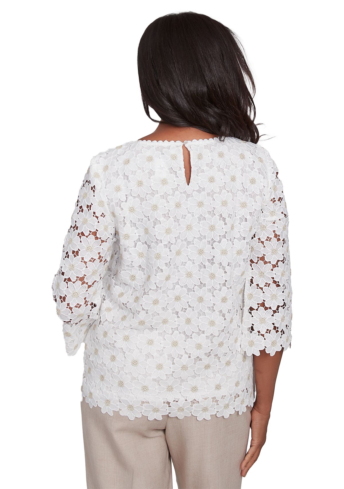 Womens Kensington Gardens Daisy Lace Top
