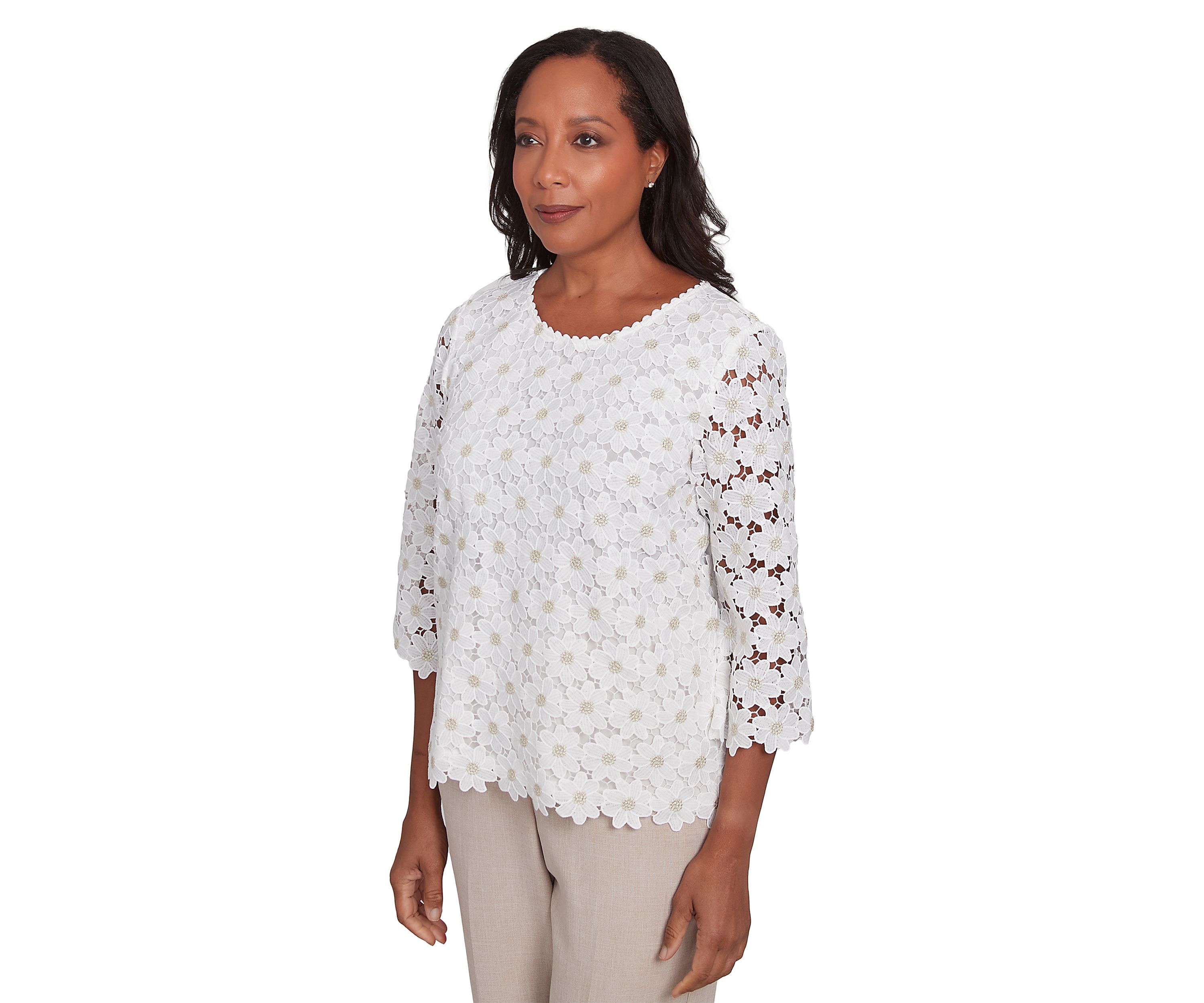 Womens Kensington Gardens Daisy Lace Top