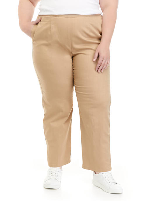 Alfred Dunner Plus Size Proportioned Classic Fit Pants
