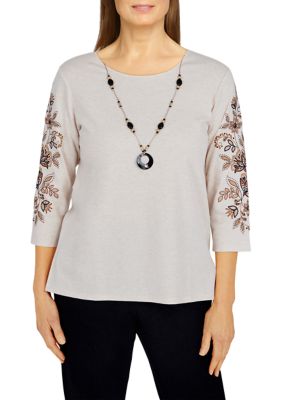 Clearance: Alfred Dunner Petite Tops | belk
