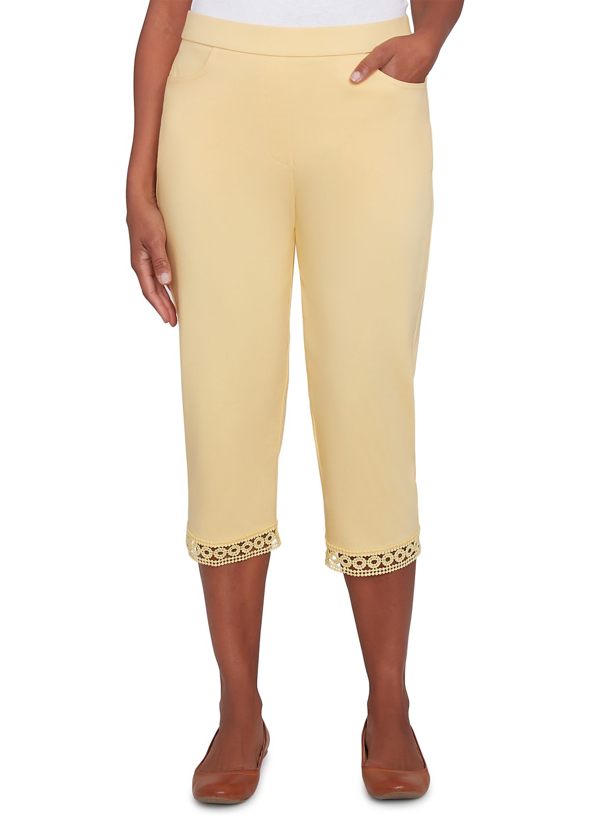Womens Dress Code Capri Pants
