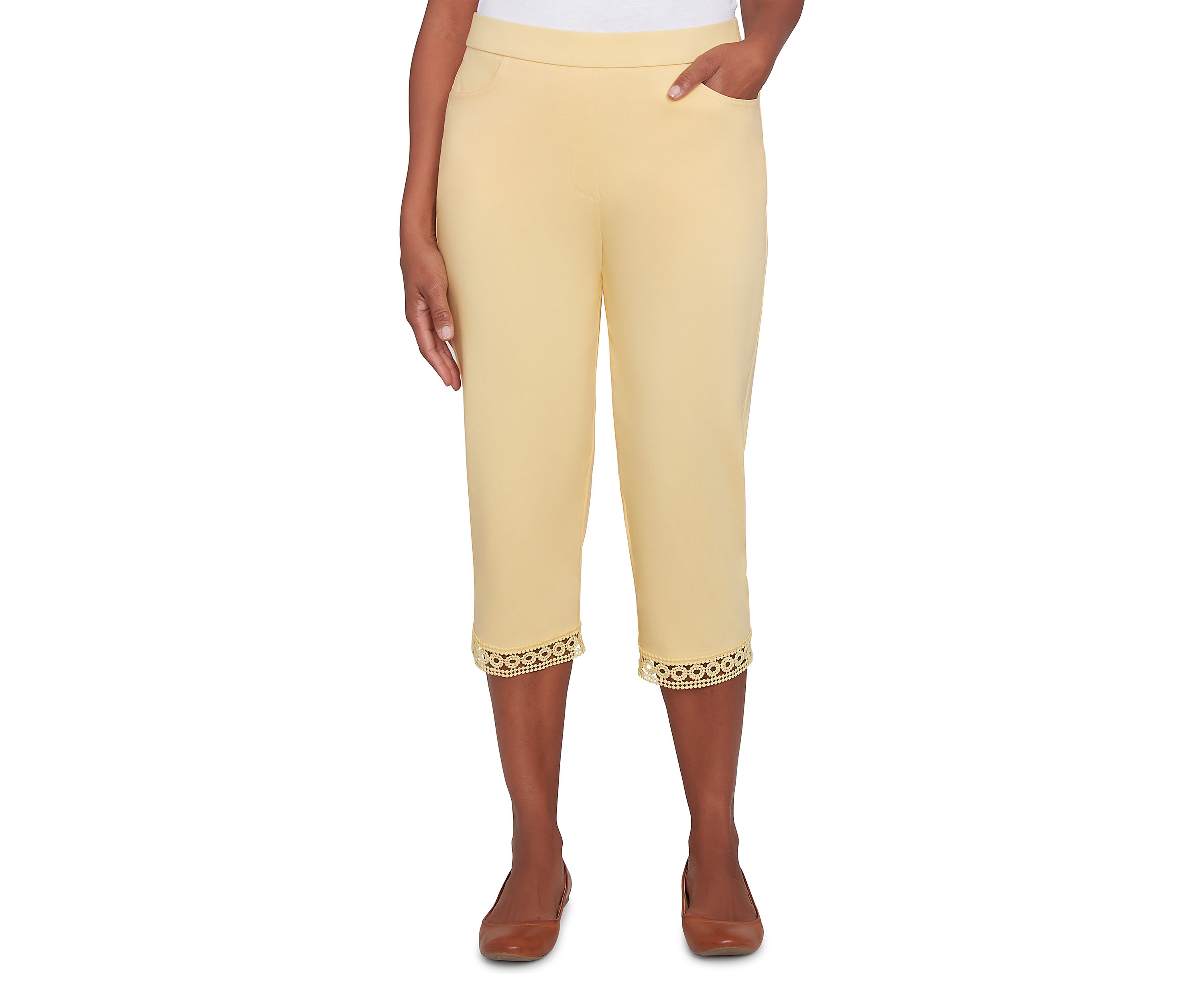 Womens Dress Code Capri Pants