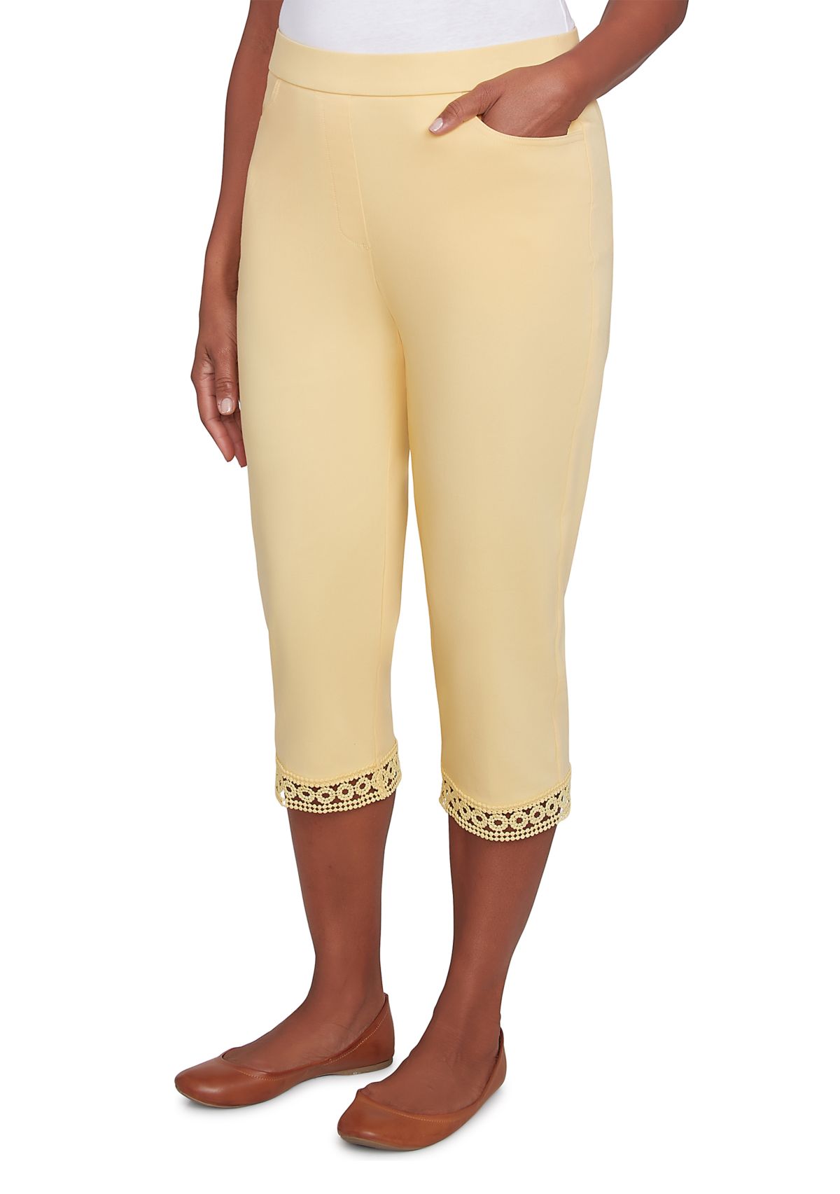 Womens Dress Code Capri Pants