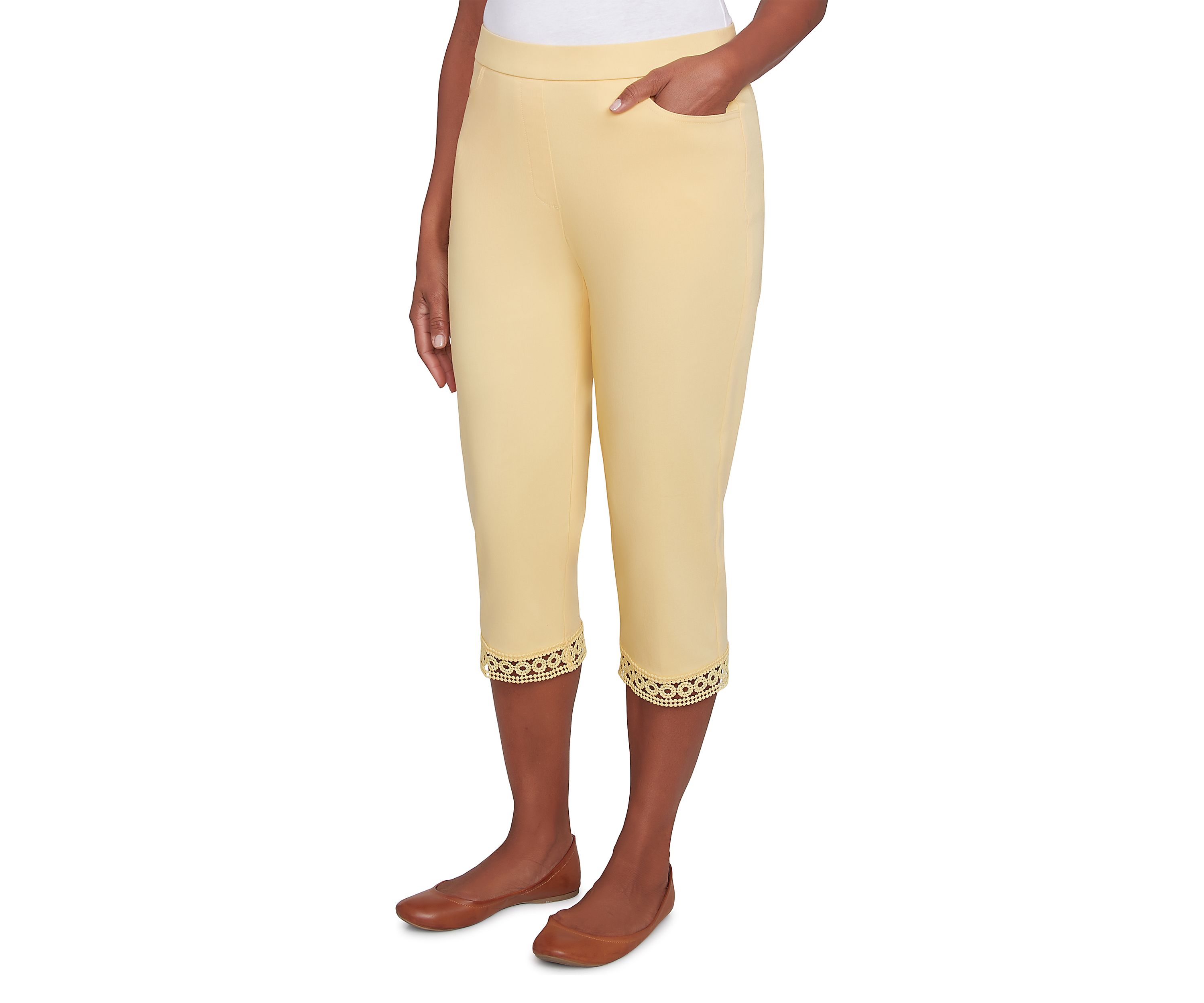 Womens Dress Code Capri Pants