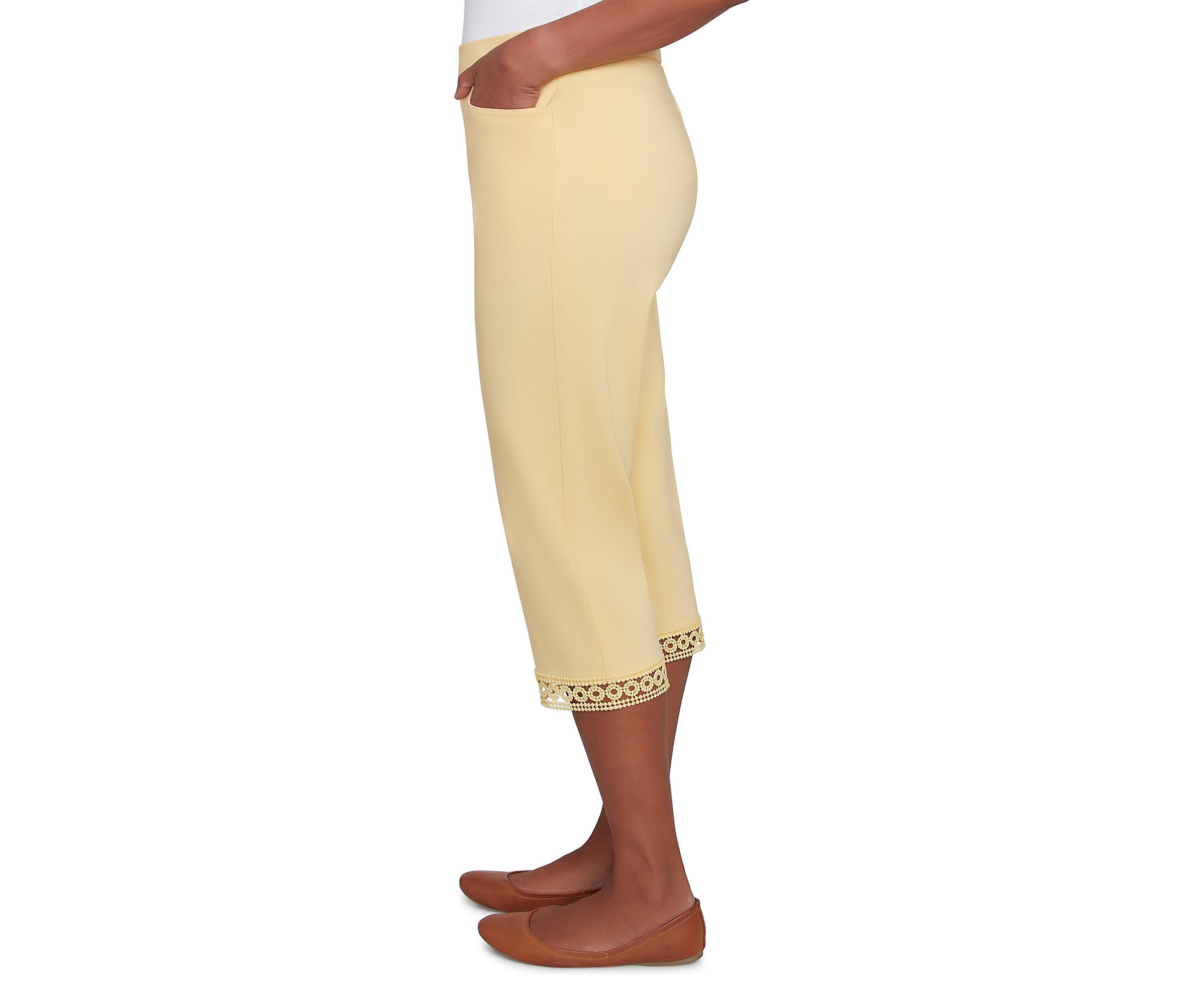Womens Dress Code Capri Pants