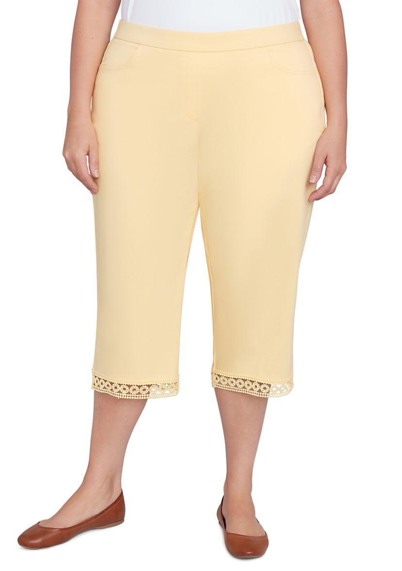 Plus Size Dress Code Capri Pants