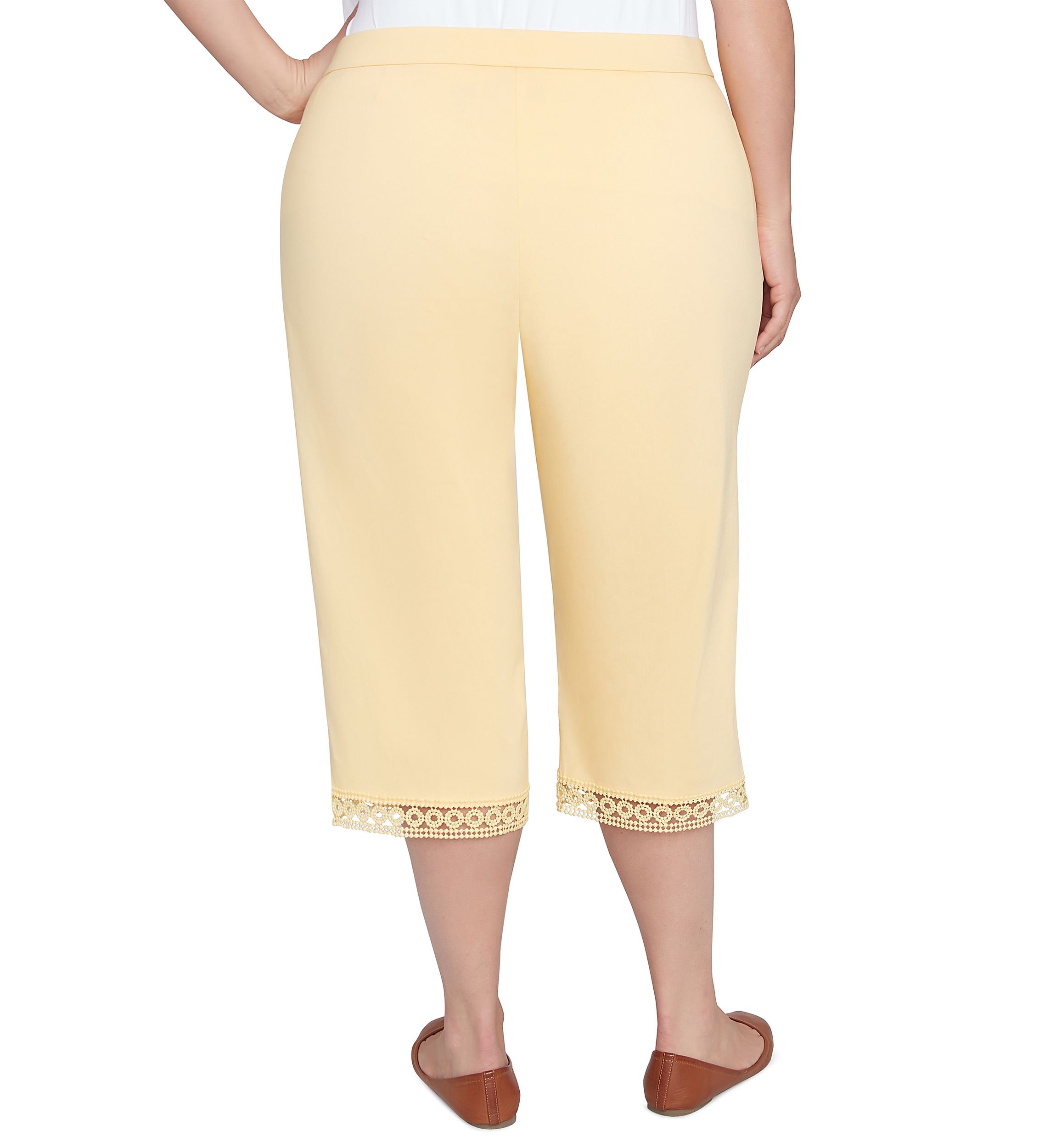 Plus Size Dress Code Capri Pants