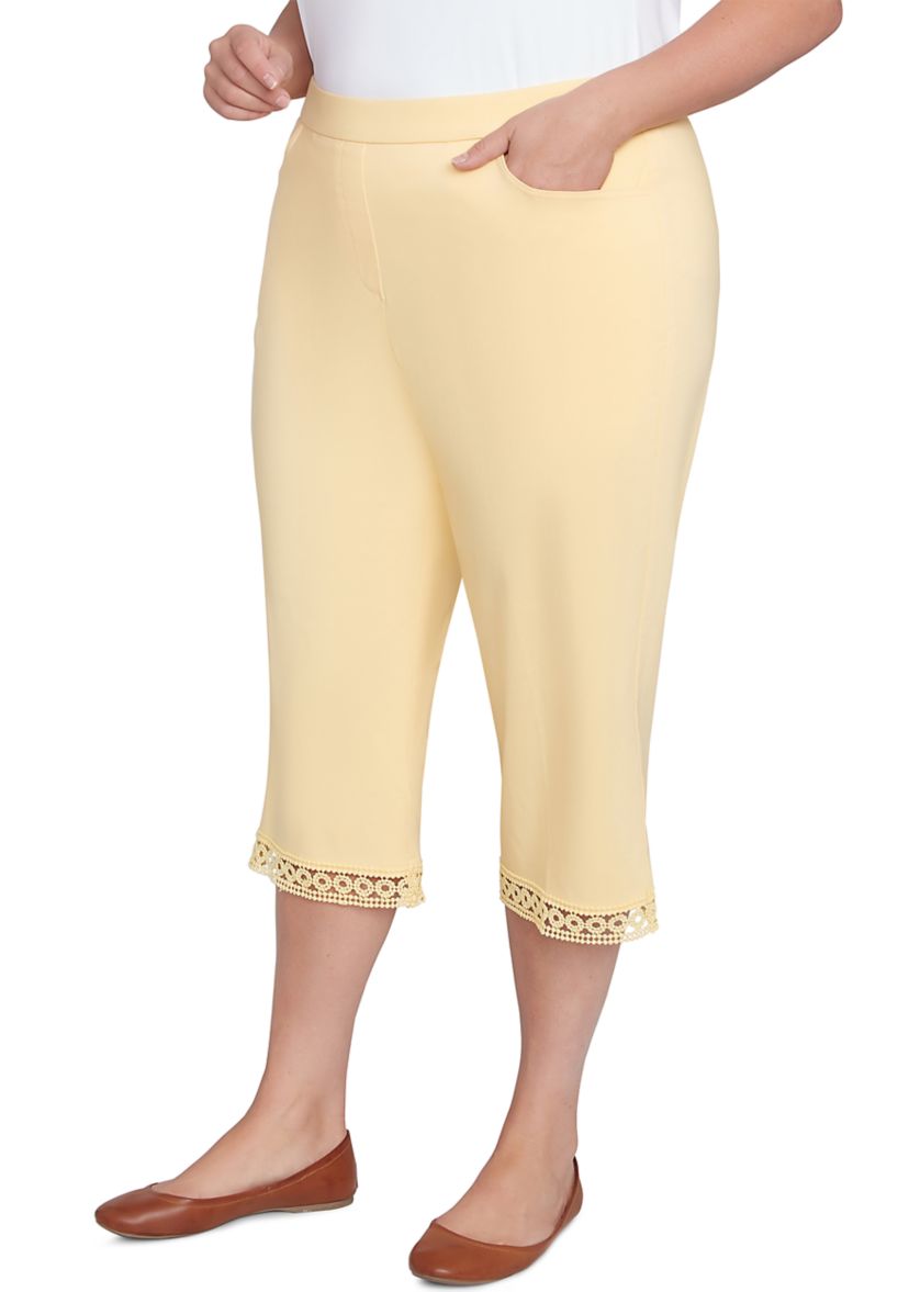 Plus Size Dress Code Capri Pants