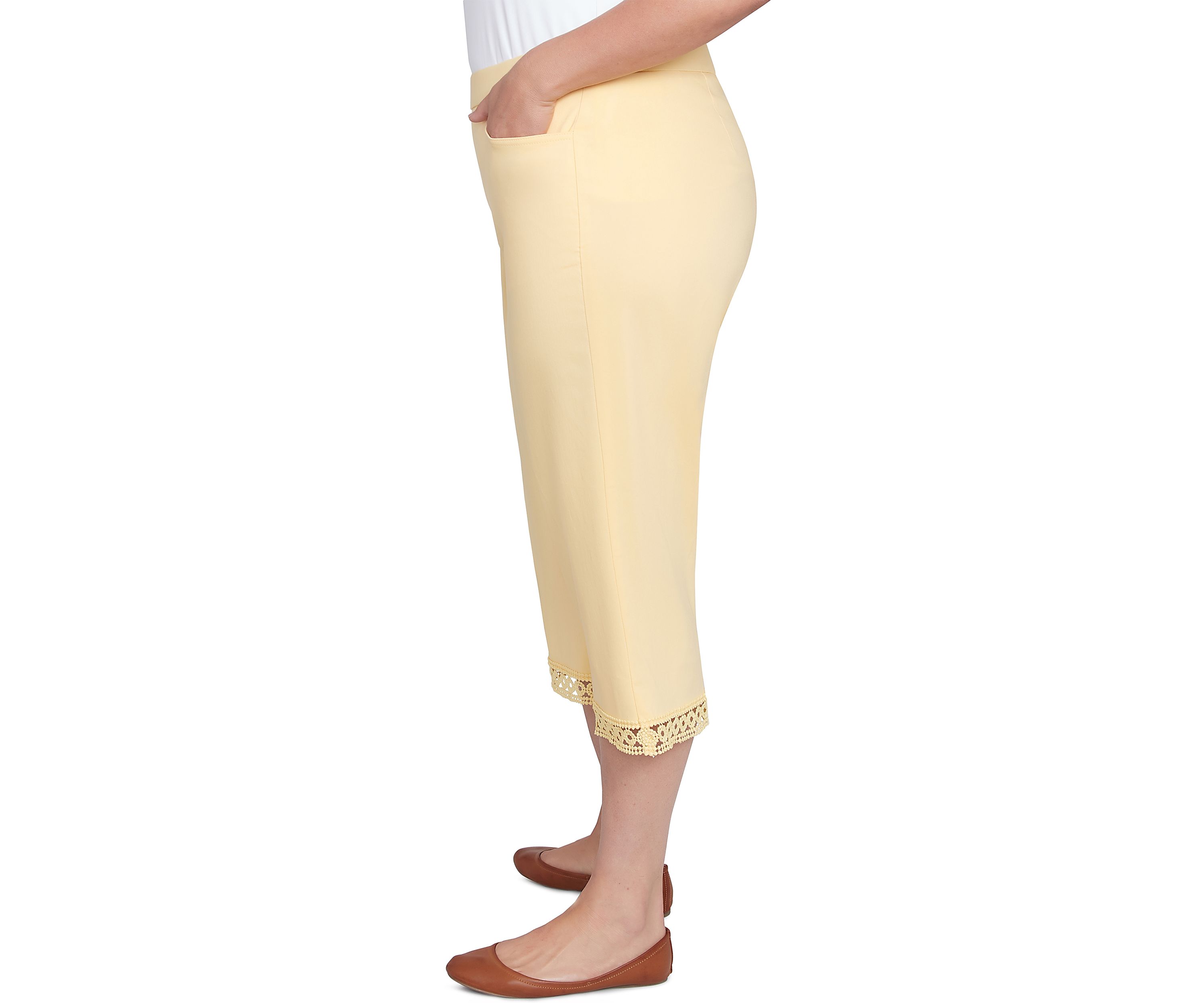 Plus Size Dress Code Capri Pants