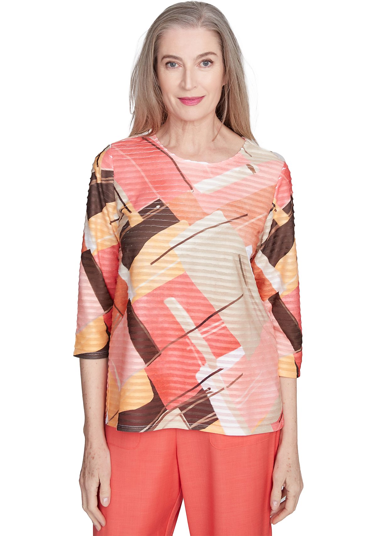 Womens Catalina Island Patchwork Top