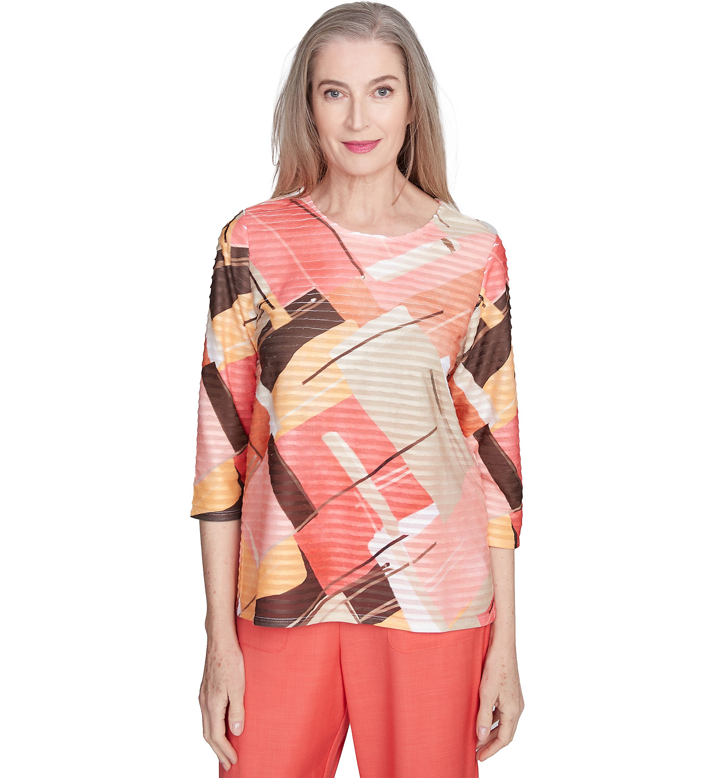 Womens Catalina Island Patchwork Top
