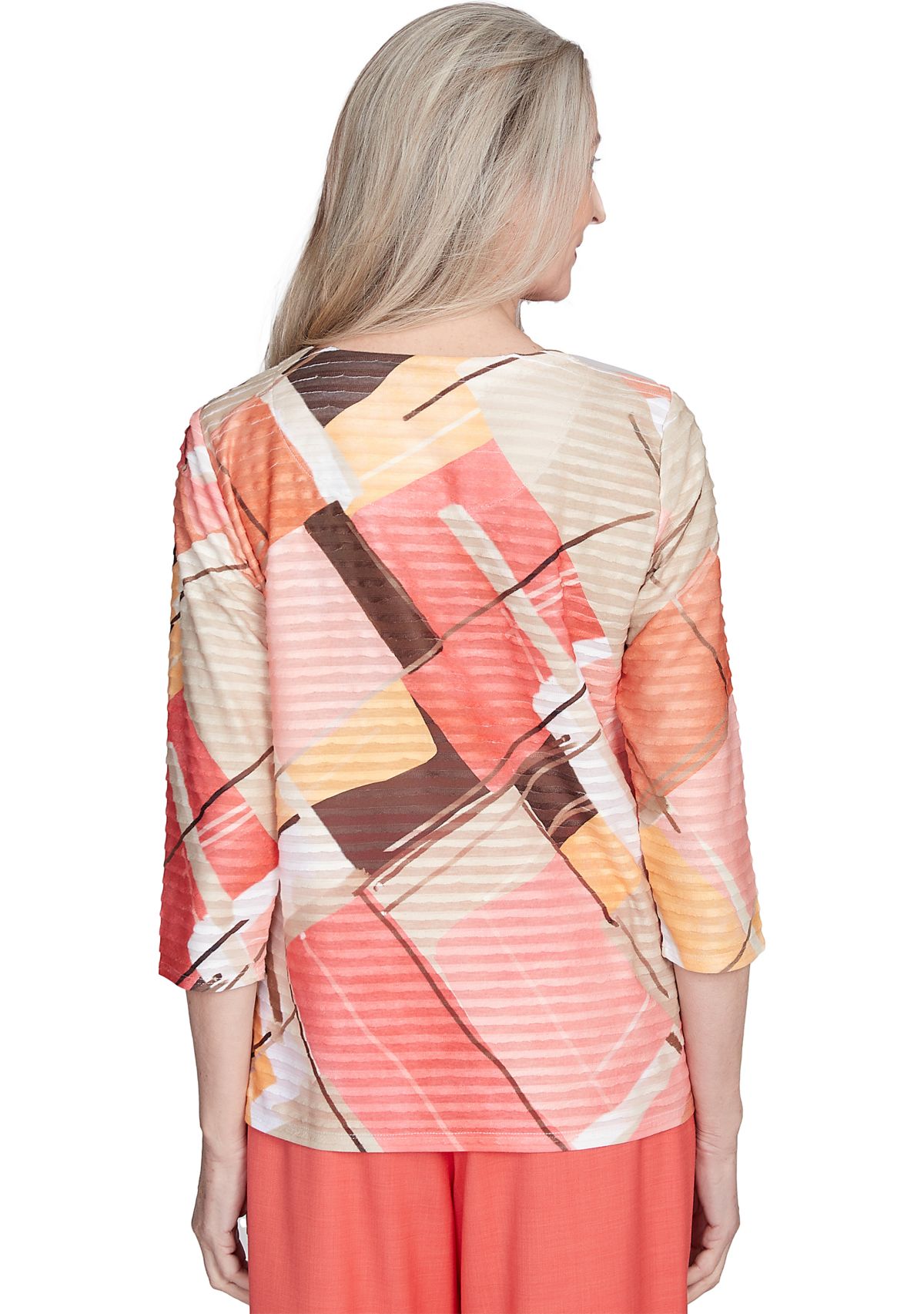 Womens Catalina Island Patchwork Top