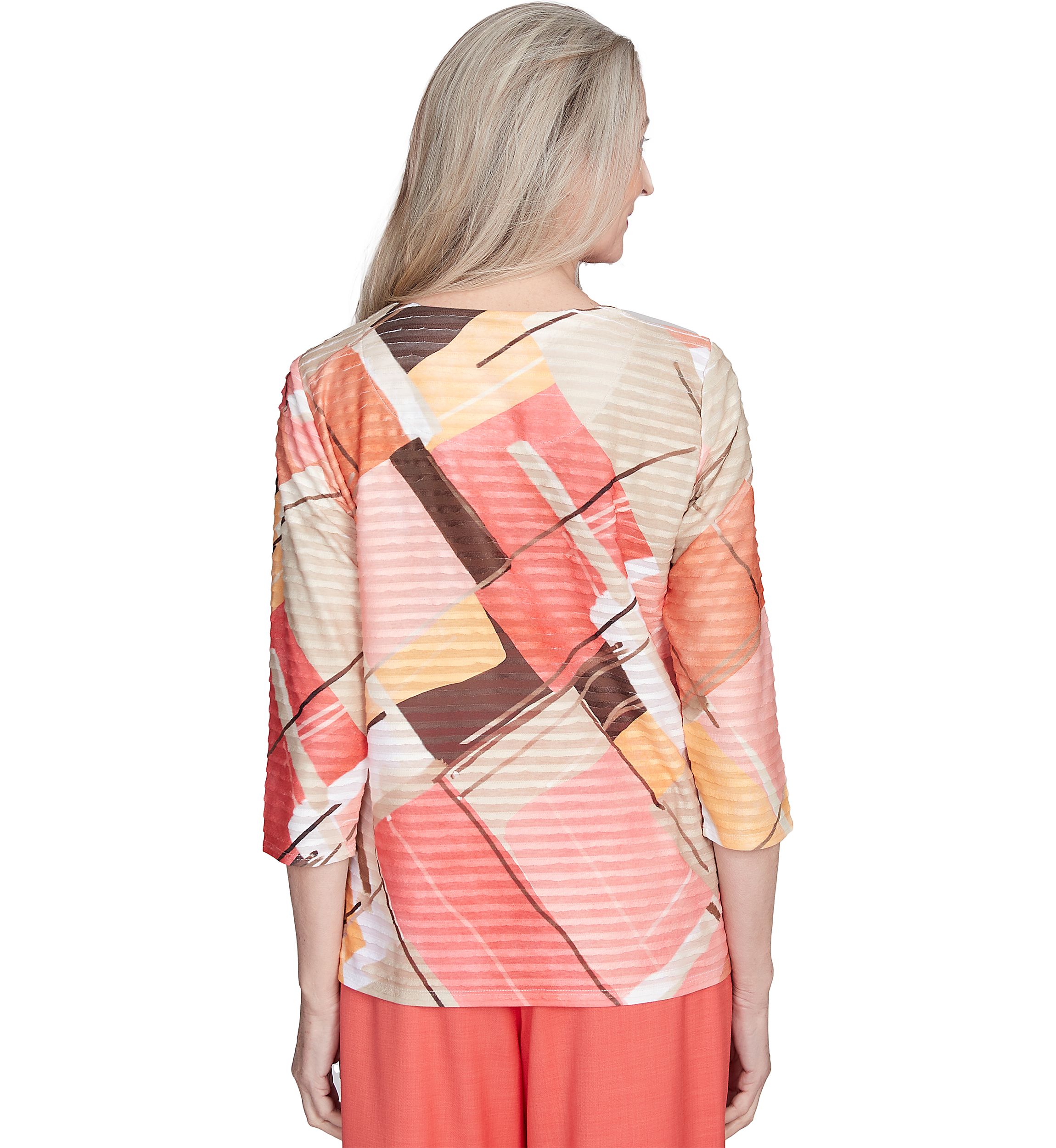 Womens Catalina Island Patchwork Top