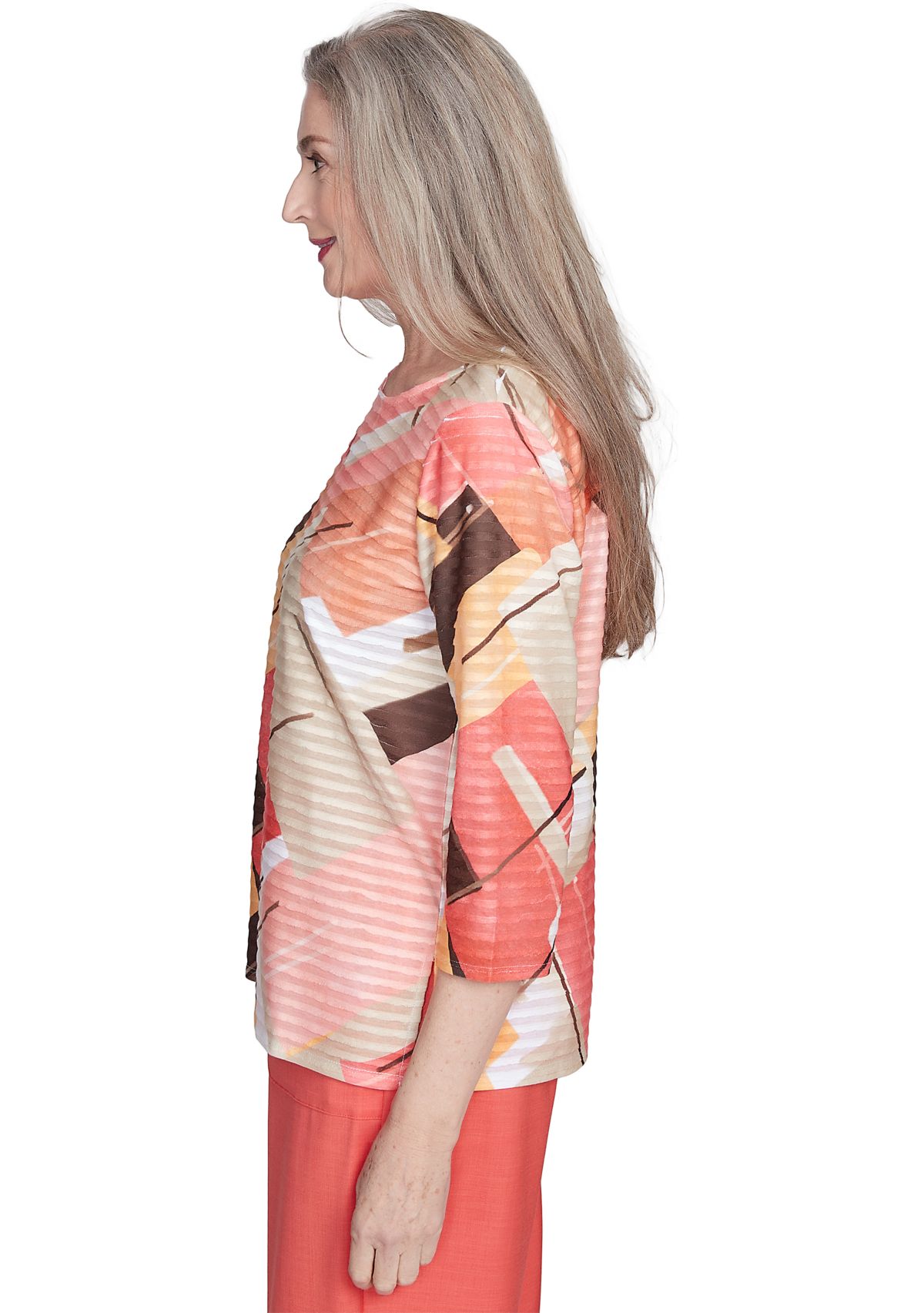 Womens Catalina Island Patchwork Top