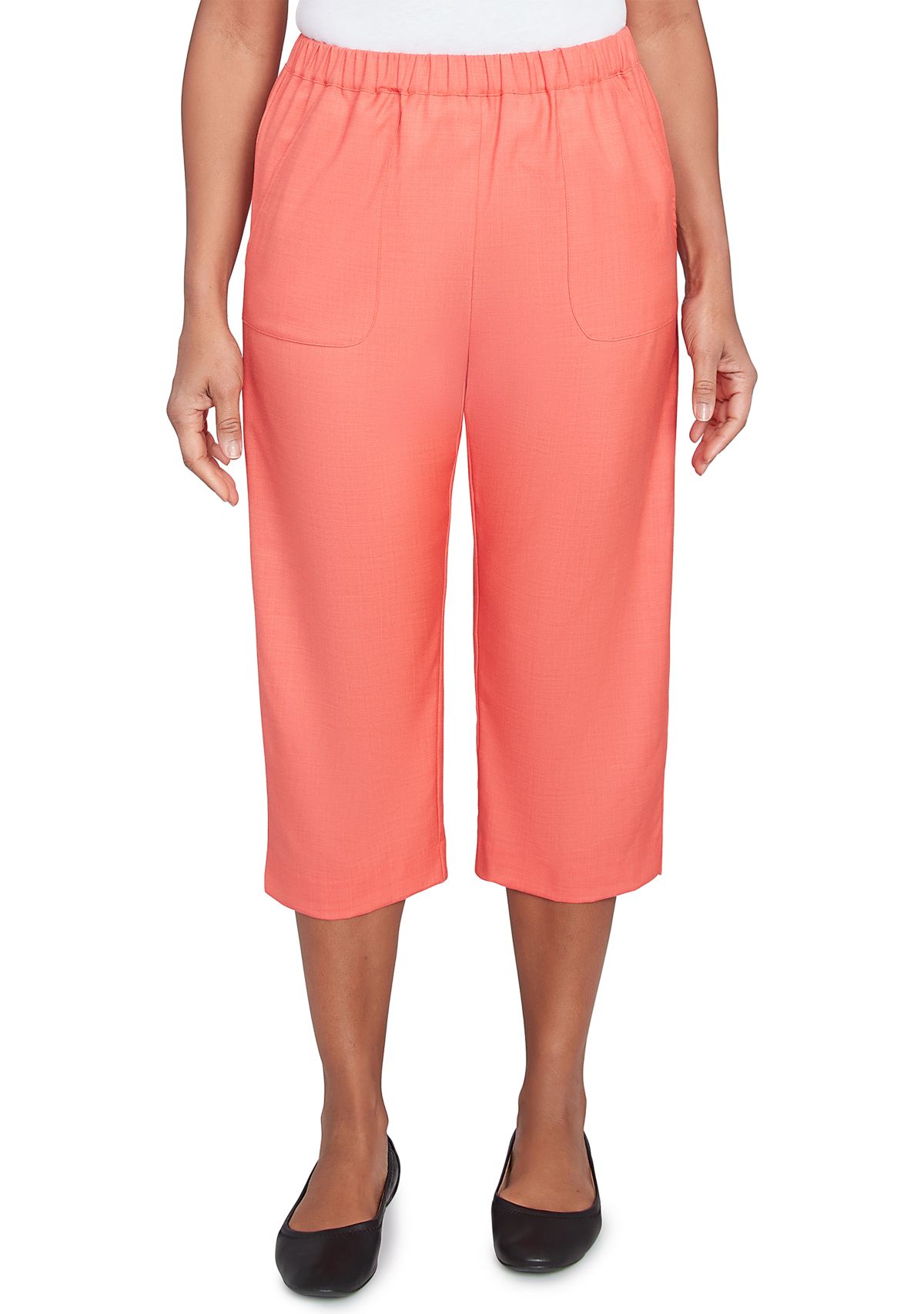 Petite Catalina Island Patch Pocket Capri Pants