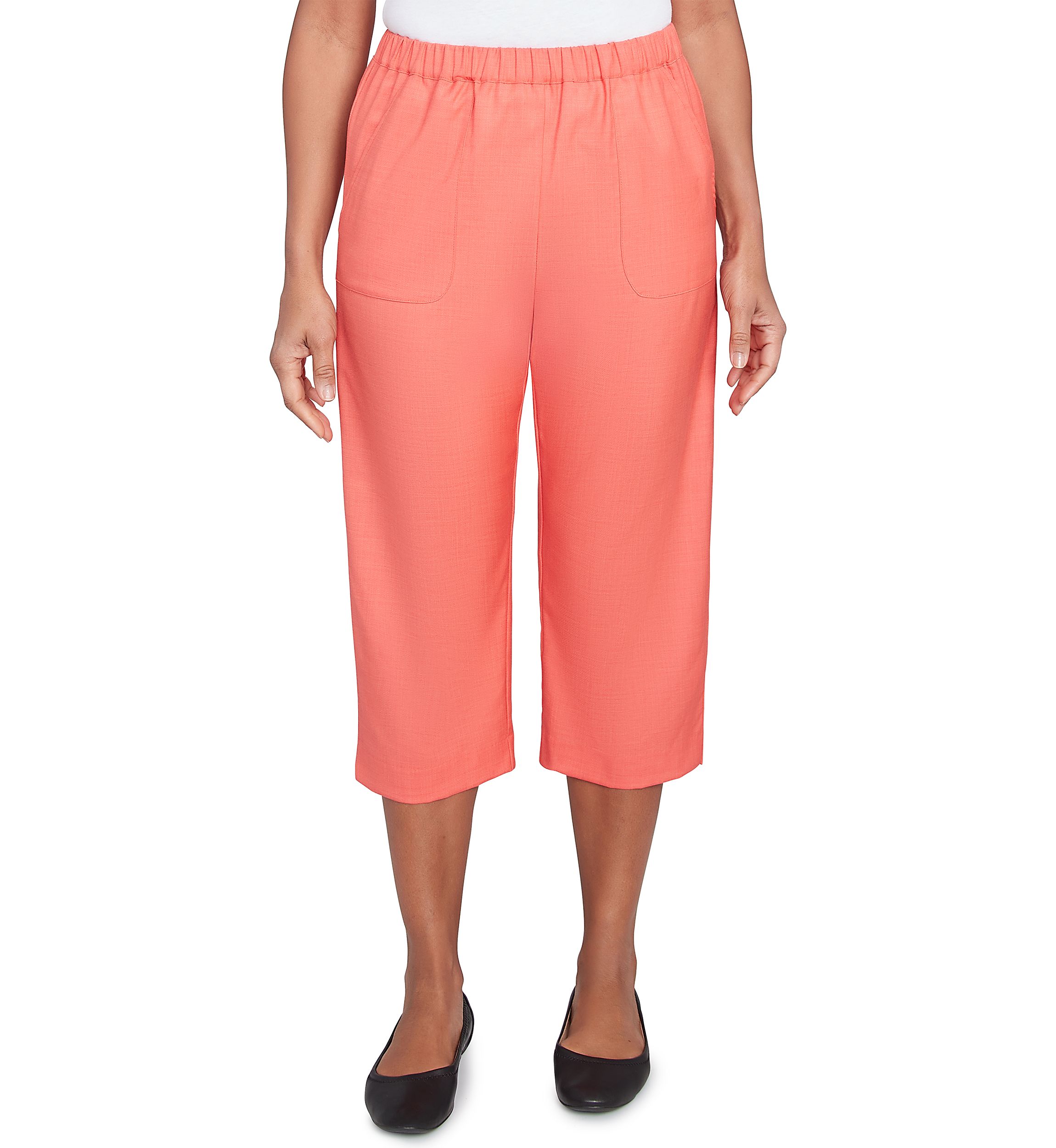 Petite Catalina Island Patch Pocket Capri Pants
