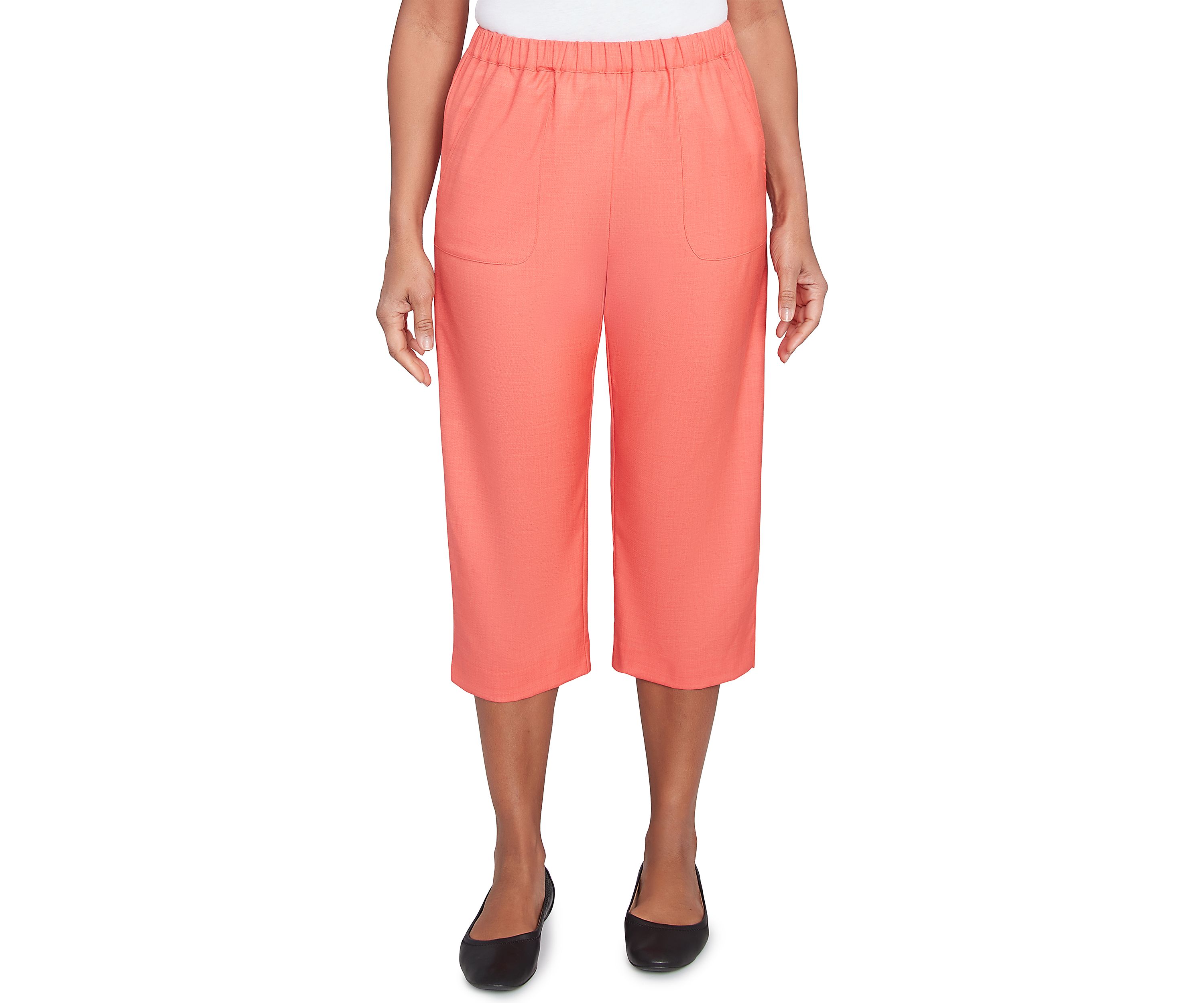 Petite Catalina Island Patch Pocket Capri Pants