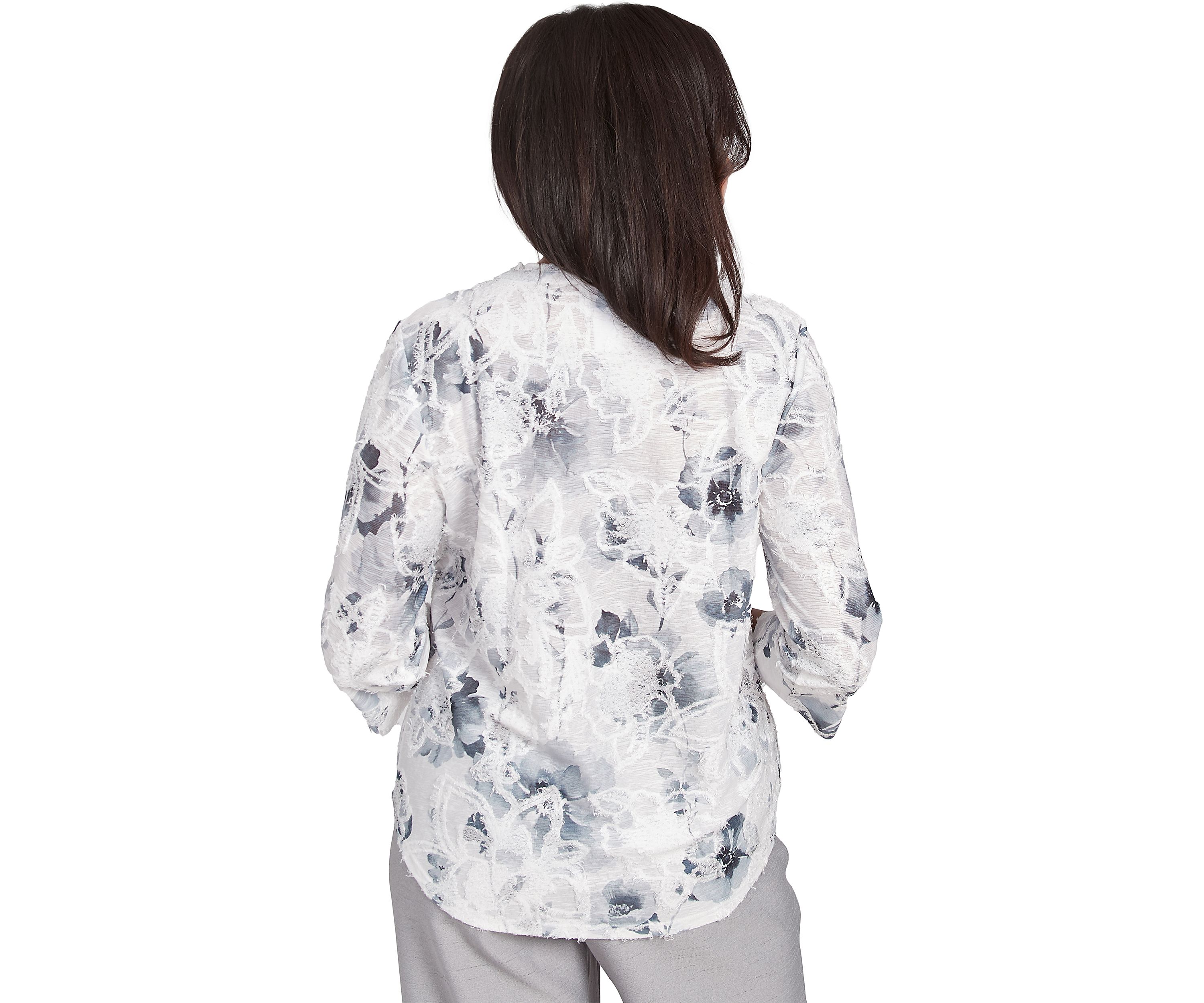 Womens Estate Of Mind Monotone Jacquard Top