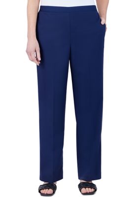 Alfred Dunner Women's Sloane Street Twill Proportioned Medium Pants | belk