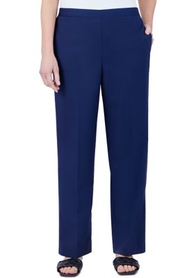 Alfred Dunner Petite Classic Fit Twill Pants | belk