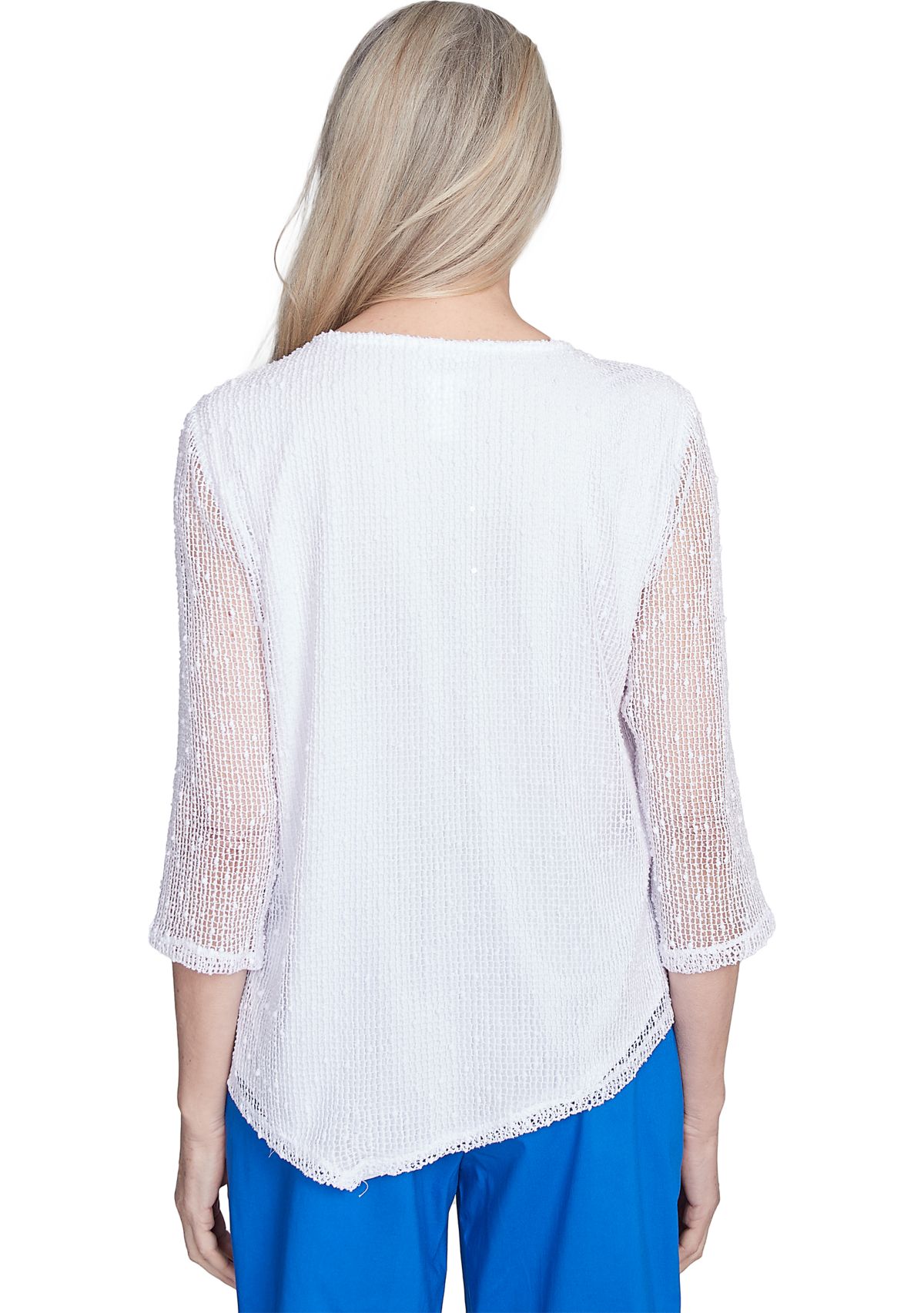 Womens Parrot Cay Popcorn Mesh Top