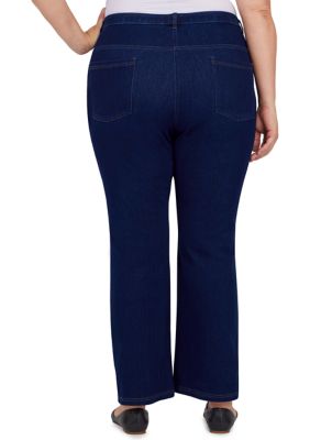 Alfred dunner plus store size denim pants