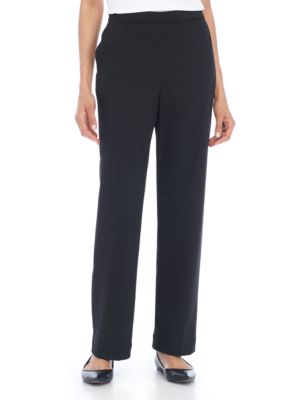 kim rogers petite straight leg pant