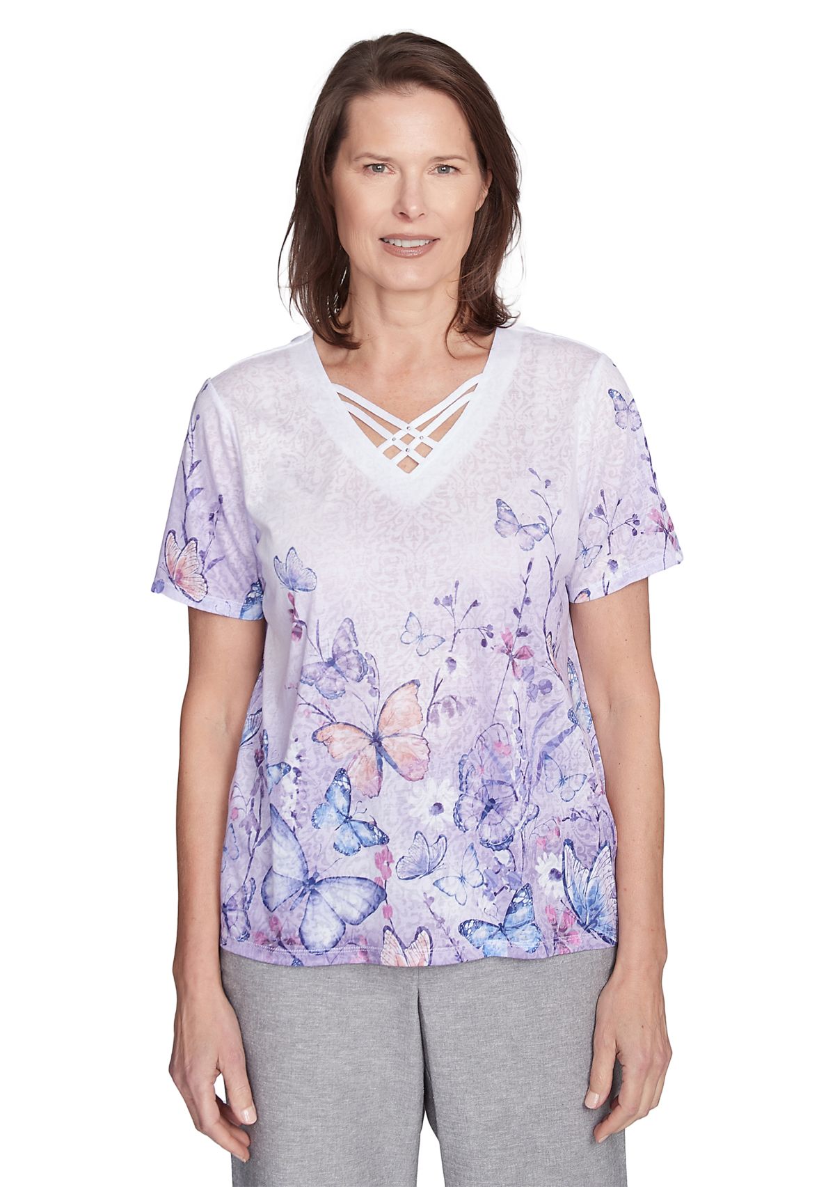 Womens Crystal Springs Ombré Butterfly