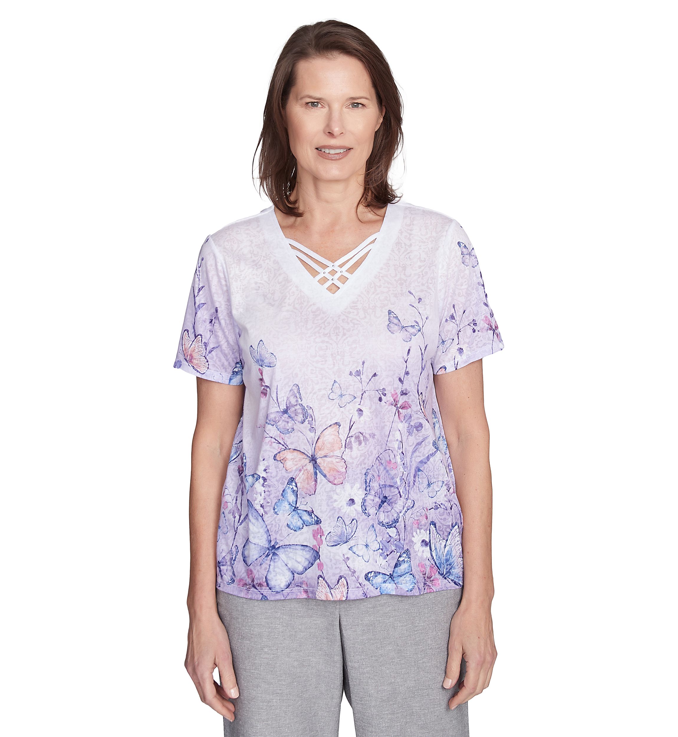 Womens Crystal Springs Ombré Butterfly