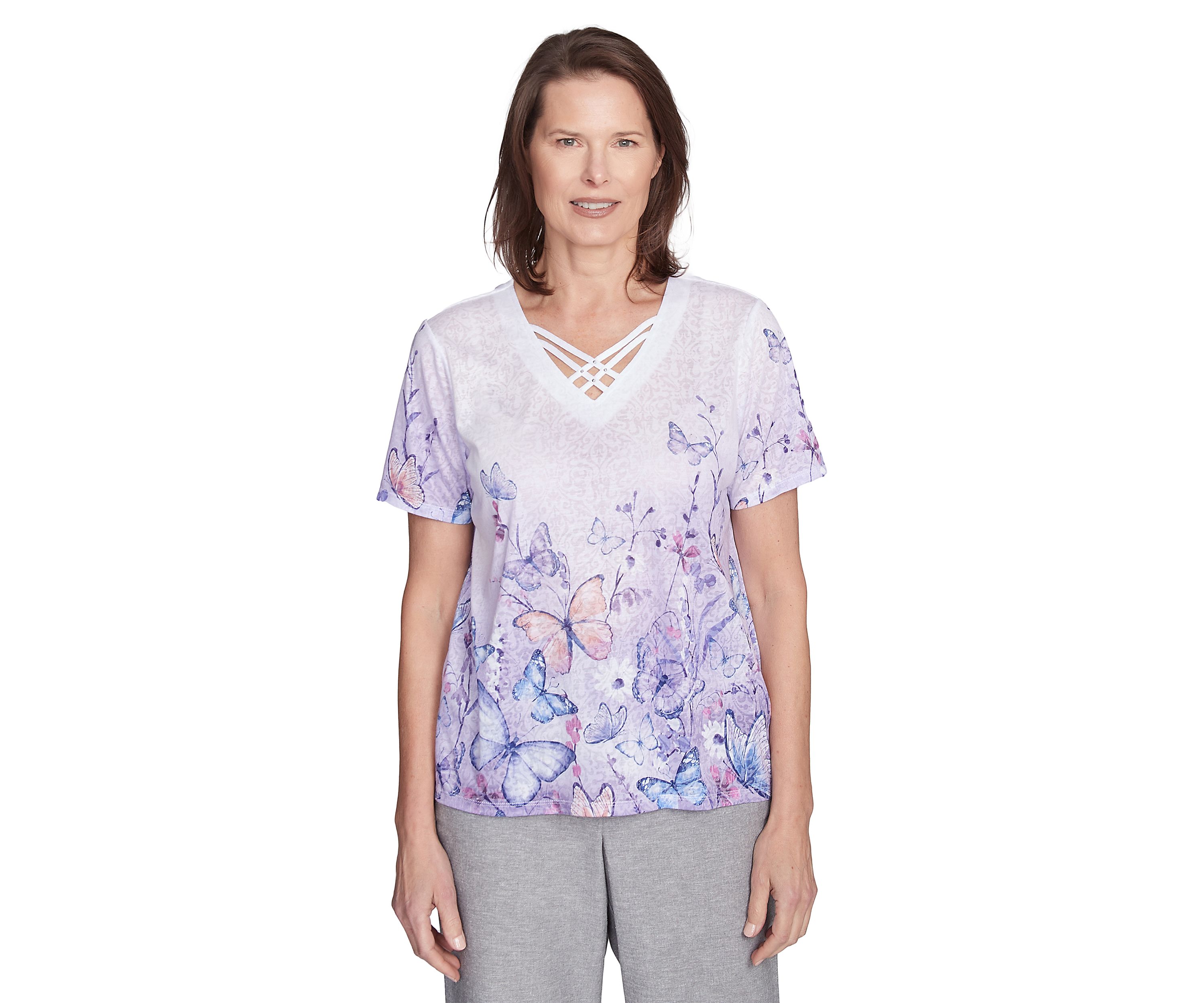 Womens Crystal Springs Ombré Butterfly