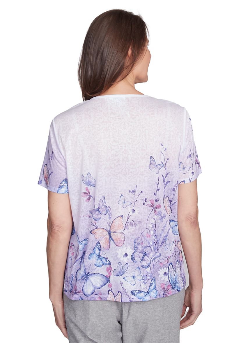 Womens Crystal Springs Ombré Butterfly