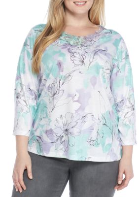 roman plus size tops