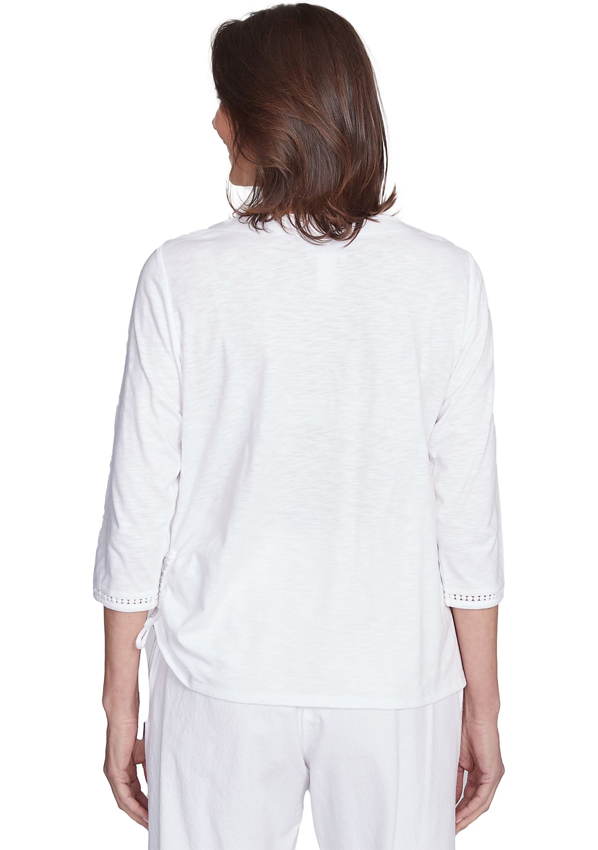 Womens Rise & Shine Embroidered Pineapple Top