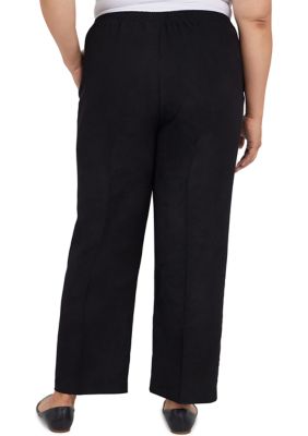 Plus Madacascar Pull-On Straight Leg Pants